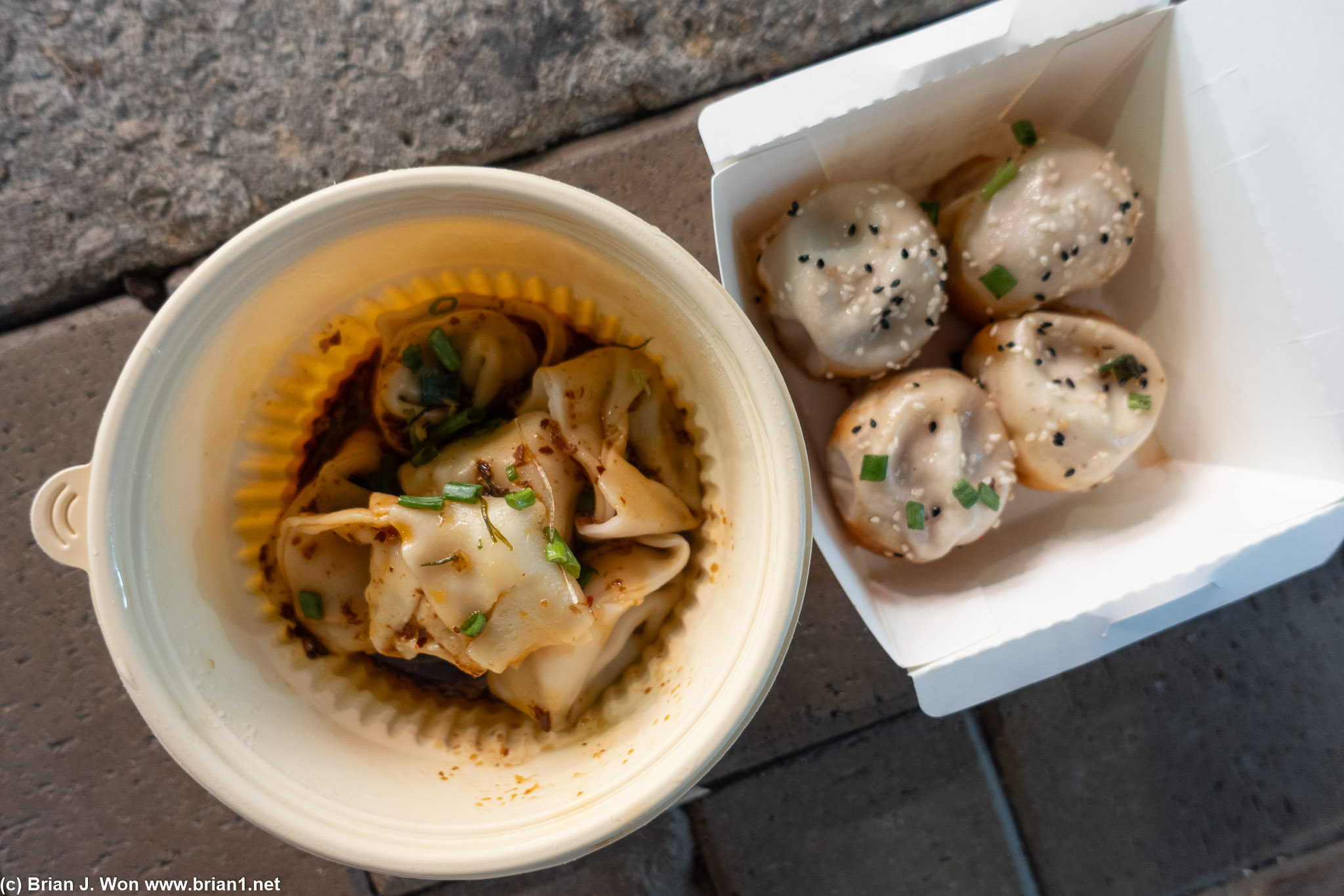 Spicy won tons are good but not why you come.