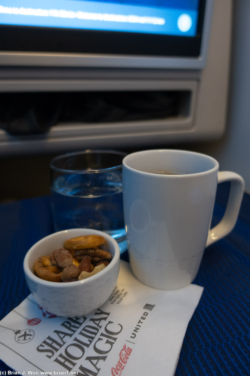 More warm nuts and pretzels.