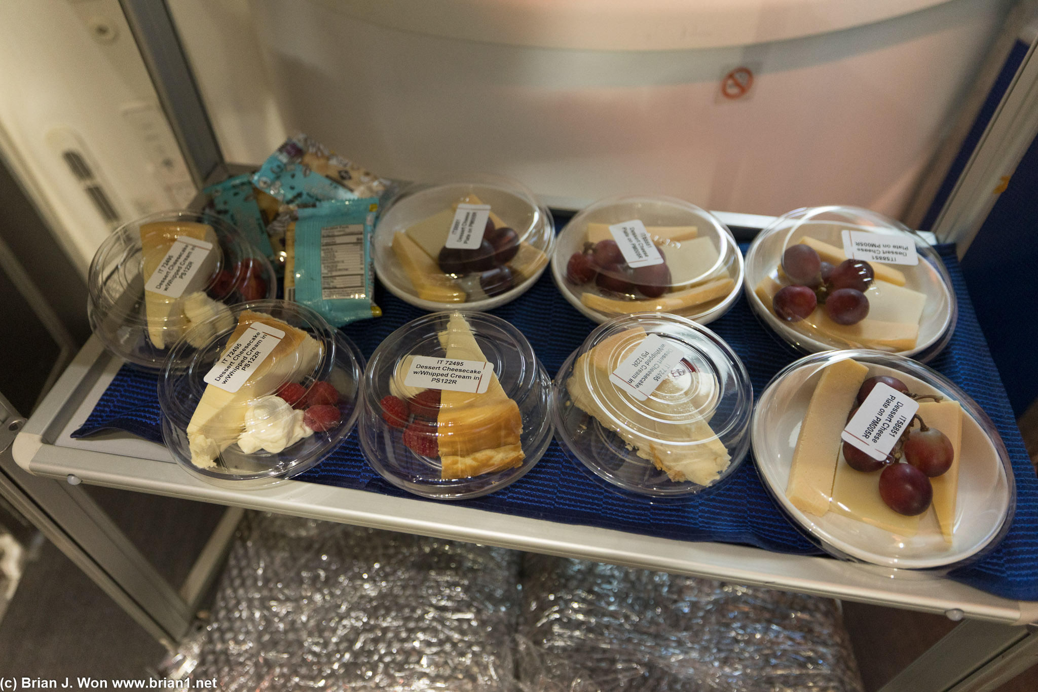 Dessert cart is ready.