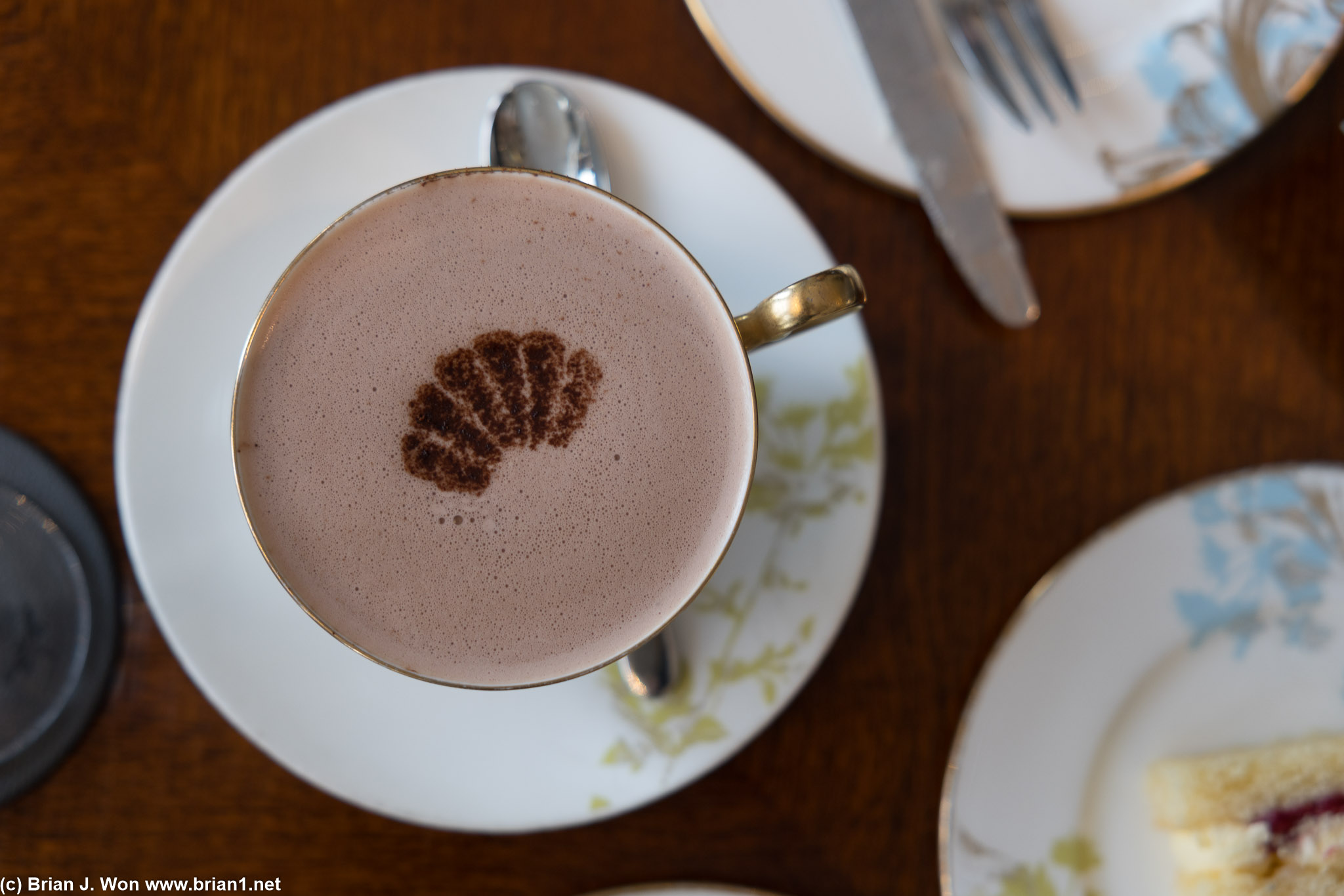 Hot chocolate.