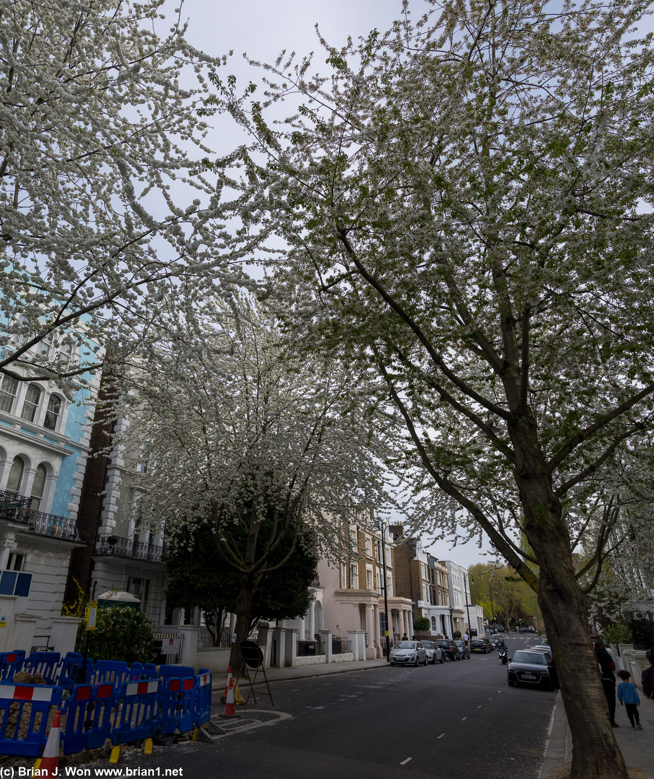 Strolling through Notting Hill.