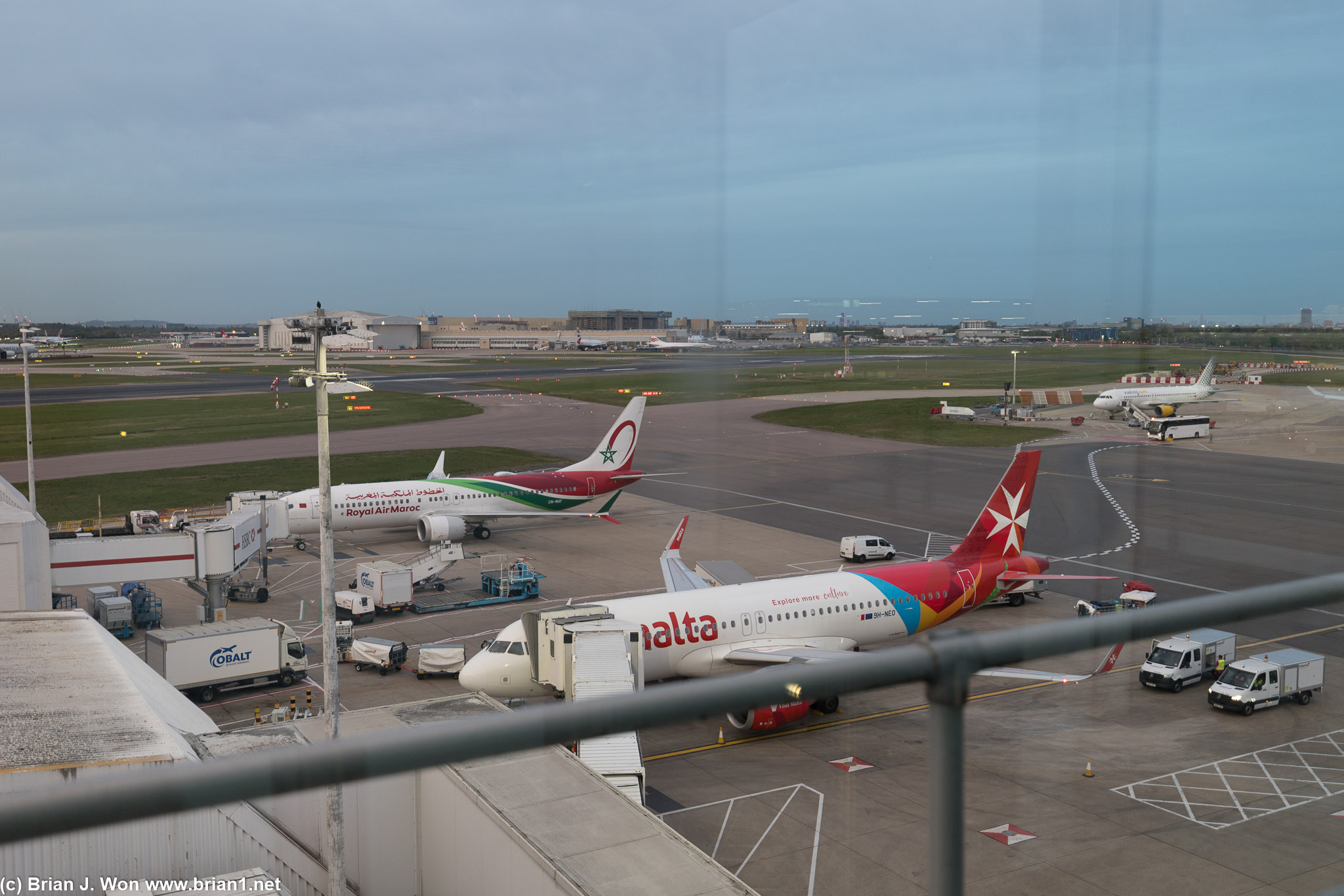 KM Malta and Royal Air Maroc.