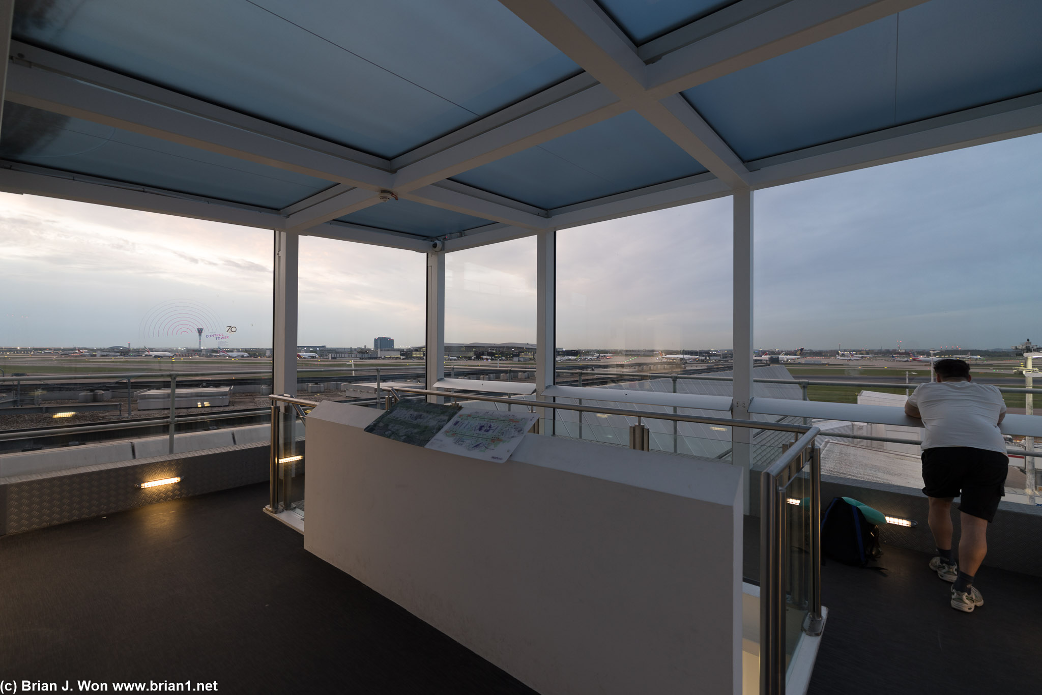 Observation deck at Terminal 4.
