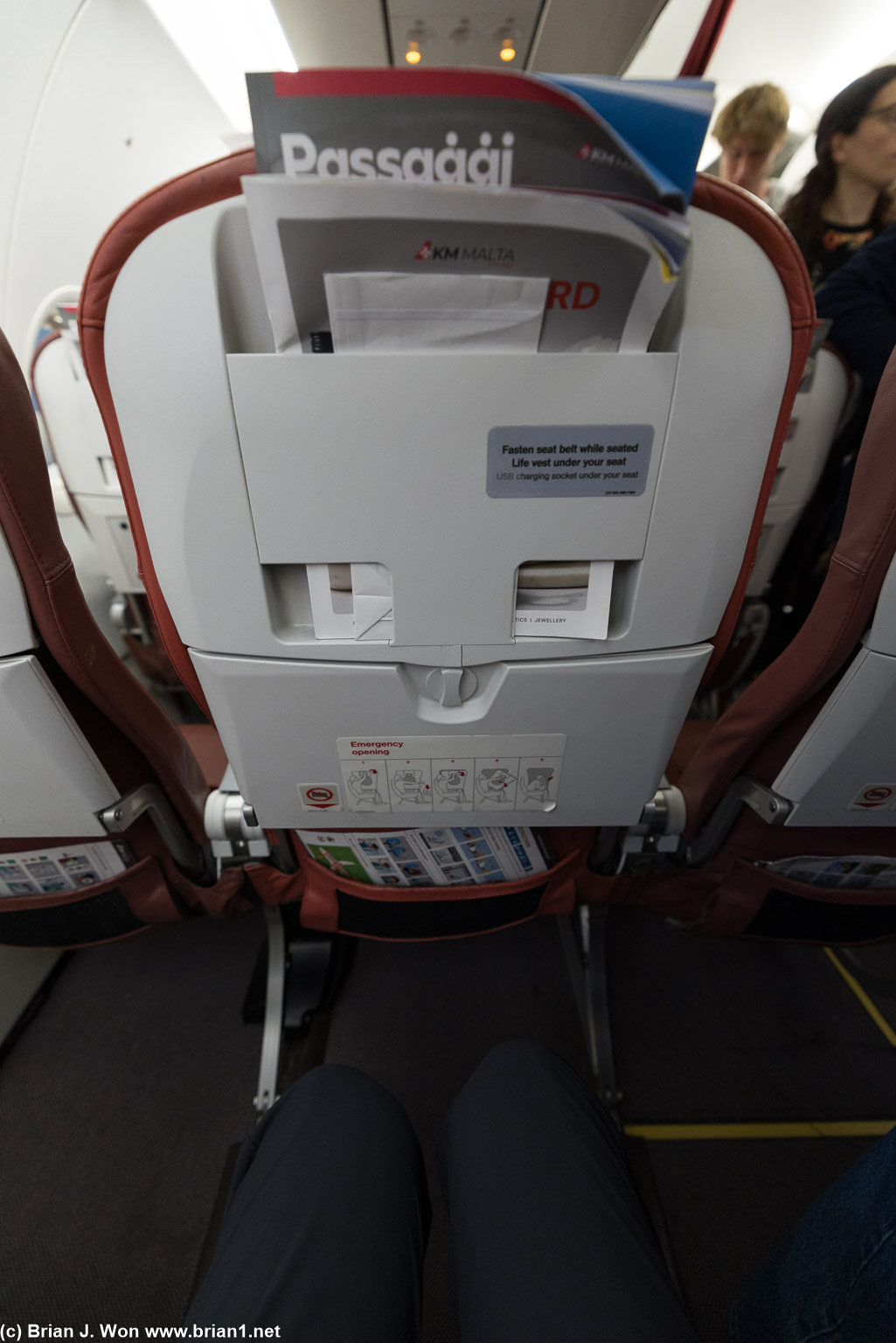 Exit row = leg room.