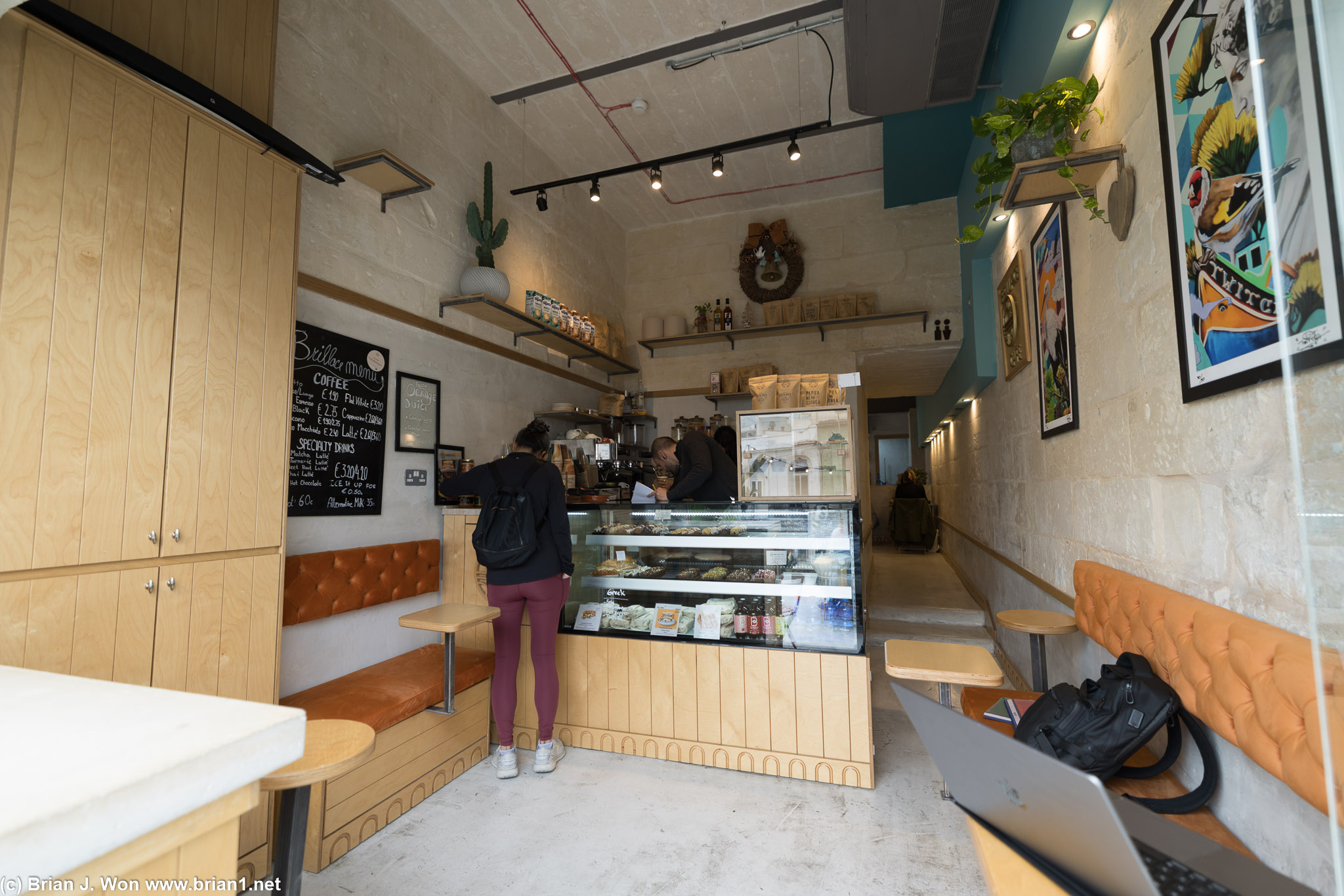 Brillace Cafe for coffee.