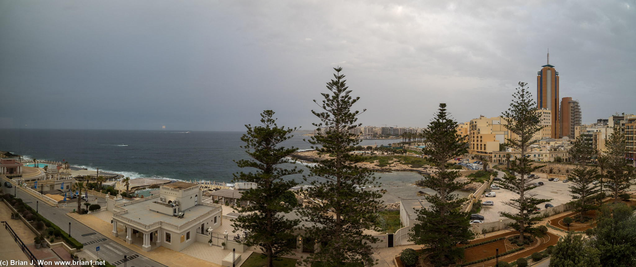 View from the executive lounge.