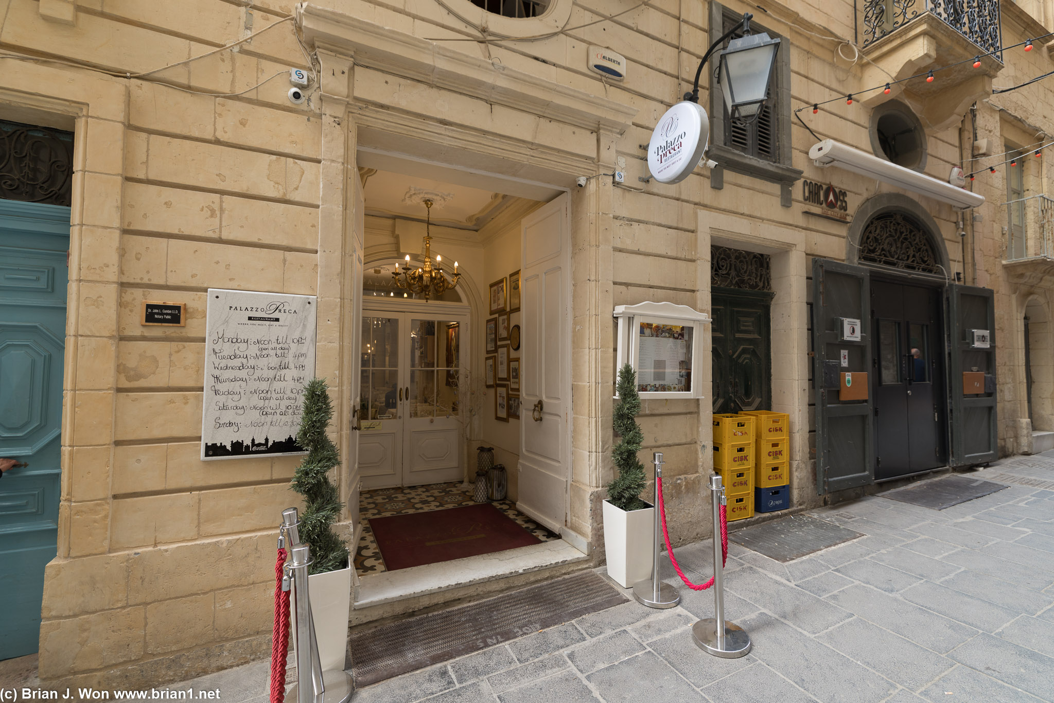 Palazzo Preca in Valletta.
