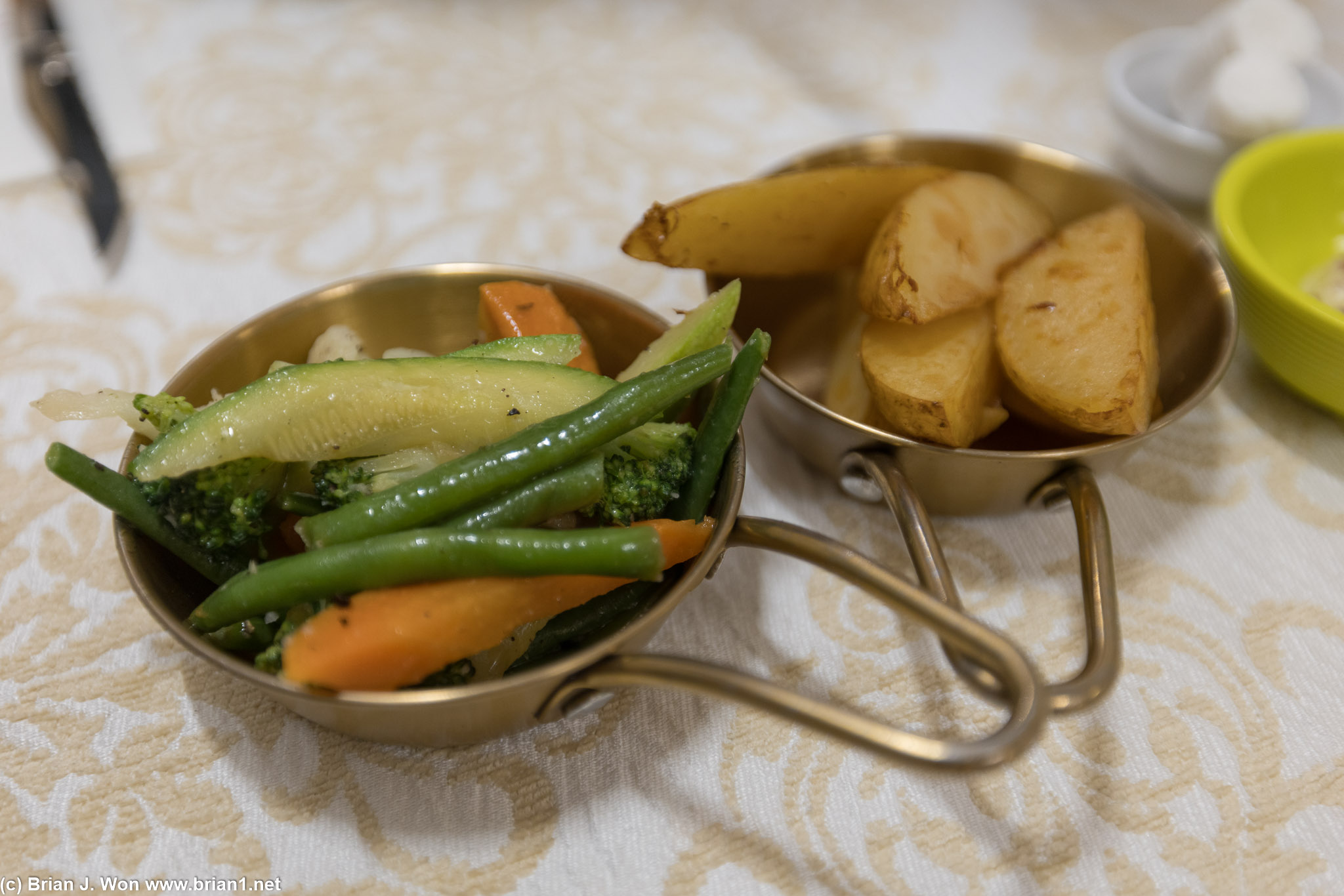 Veggies and potatoes.