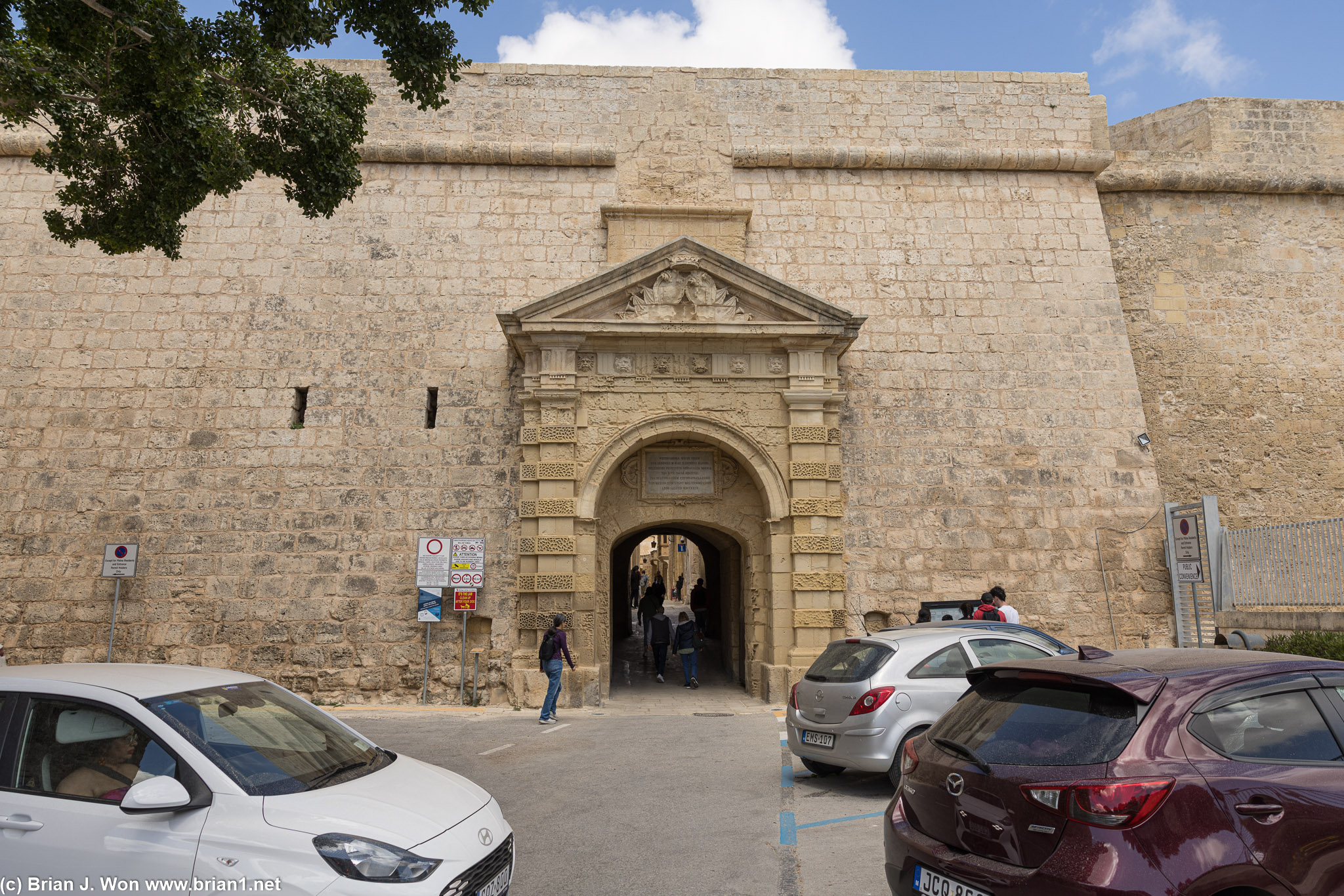 One of the gates.