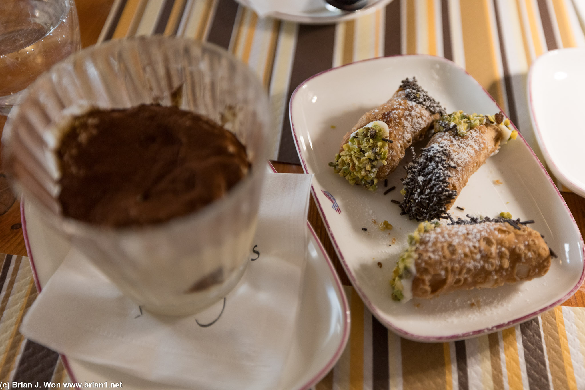 Dessert appeared to be the best thing on the menu.