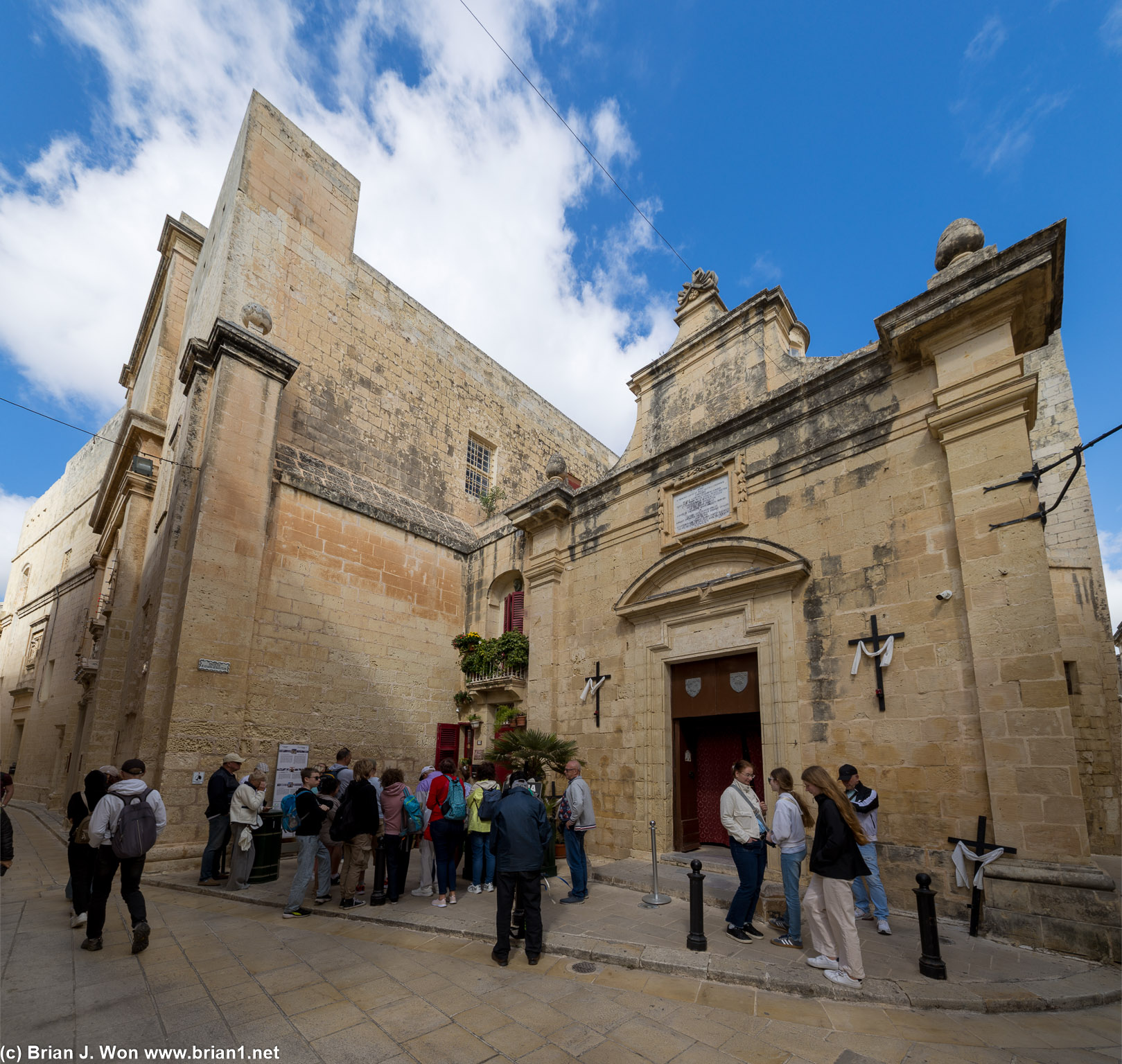 Many churches.