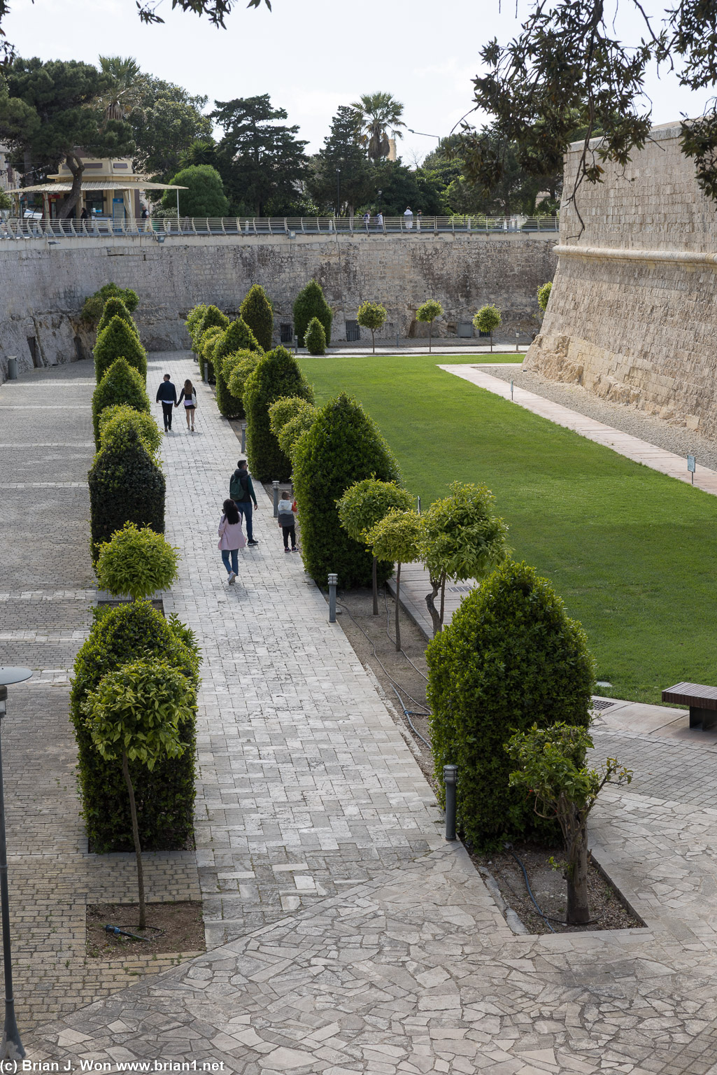 The moat.