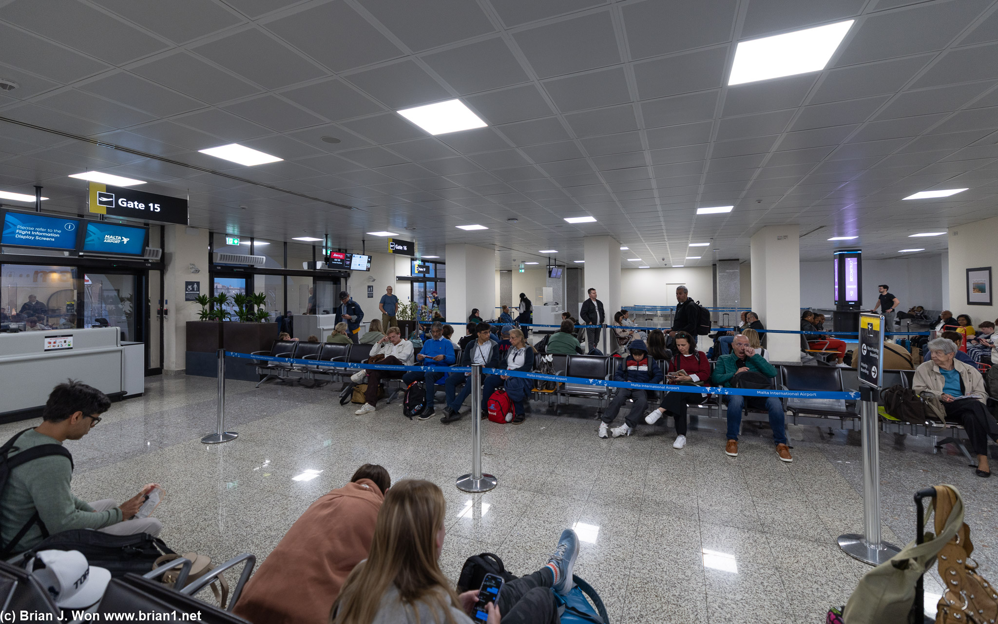 Not exactly the nicest airport.