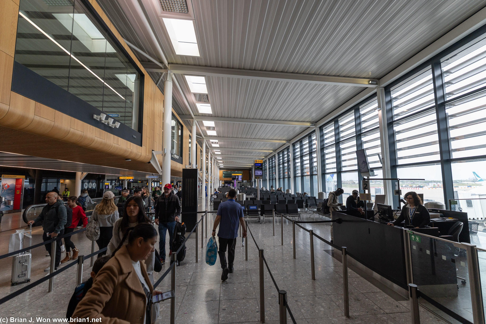 Terminal 2B (satellite terminal) for all the United flights.