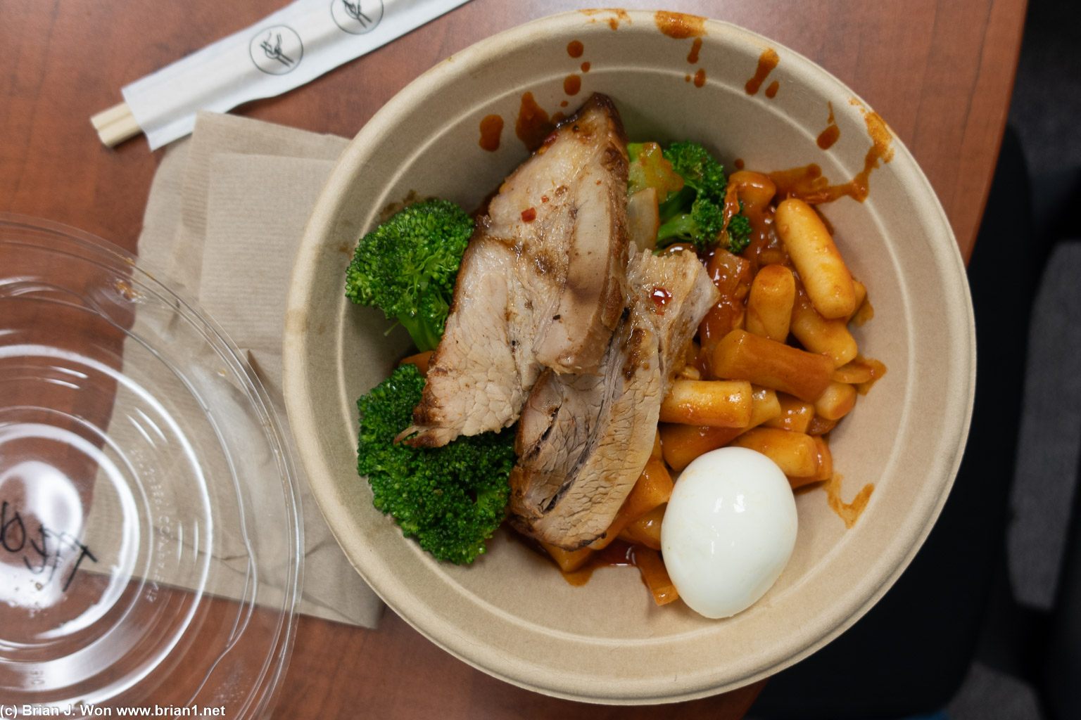UCLA Lu Valle Commons has a Korean tteokbokki bowl now?