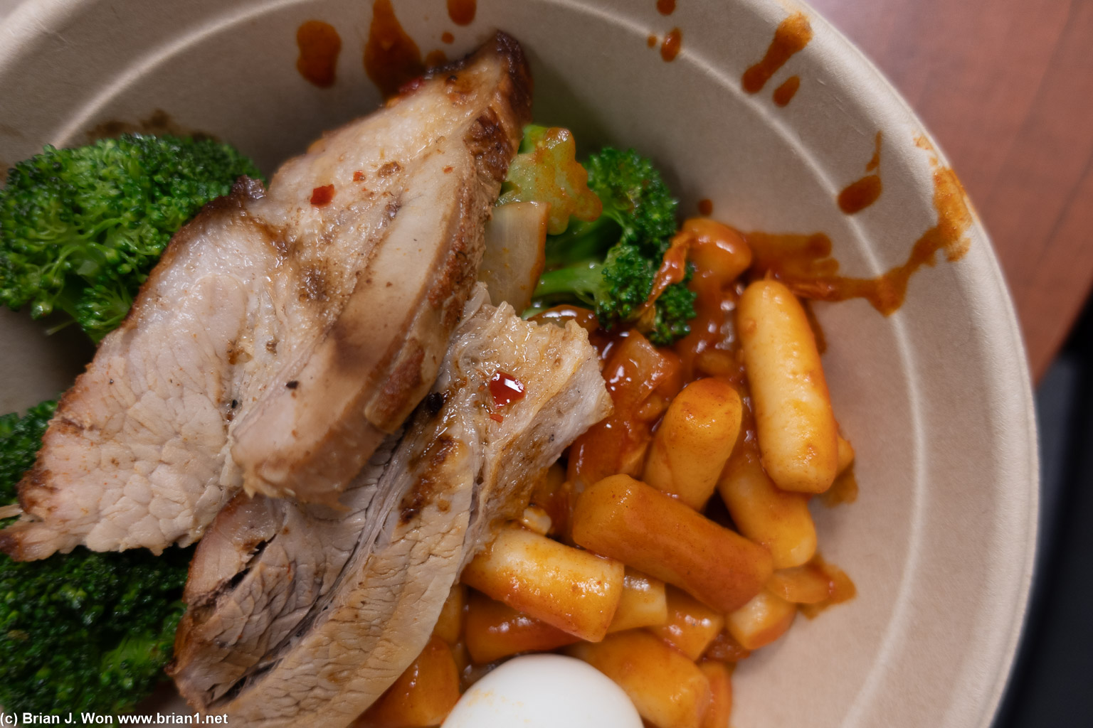 It wasn't bad for cafeteria food.