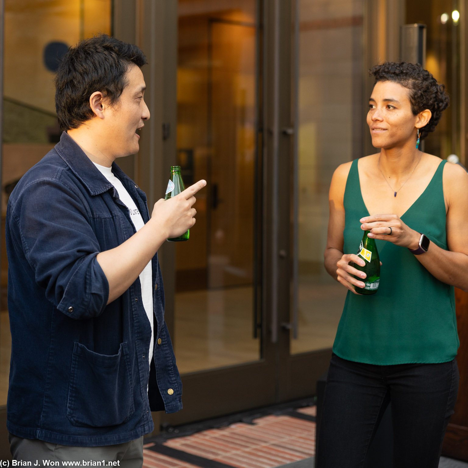 Professor Yue Li and Professor Kaily Heitz.