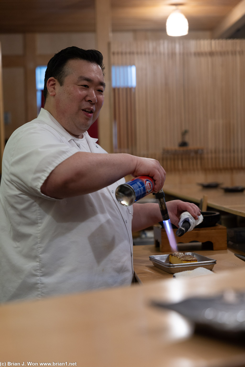 More blowtorching.