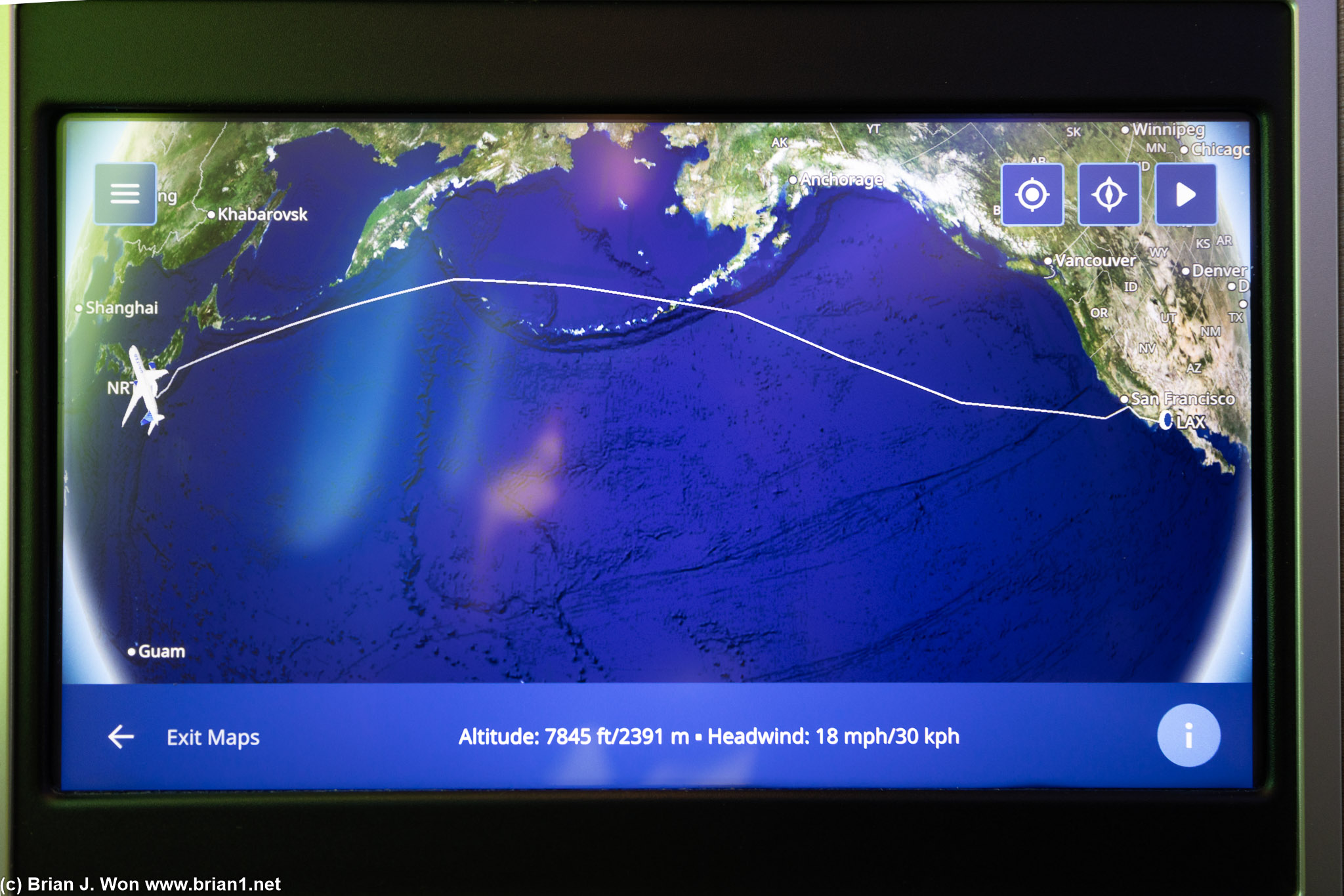 10hr 53min flight time (actual), 5,449 miles (actual), 5,684 miles flown (Flightaware), 5,451 miles (great circle).