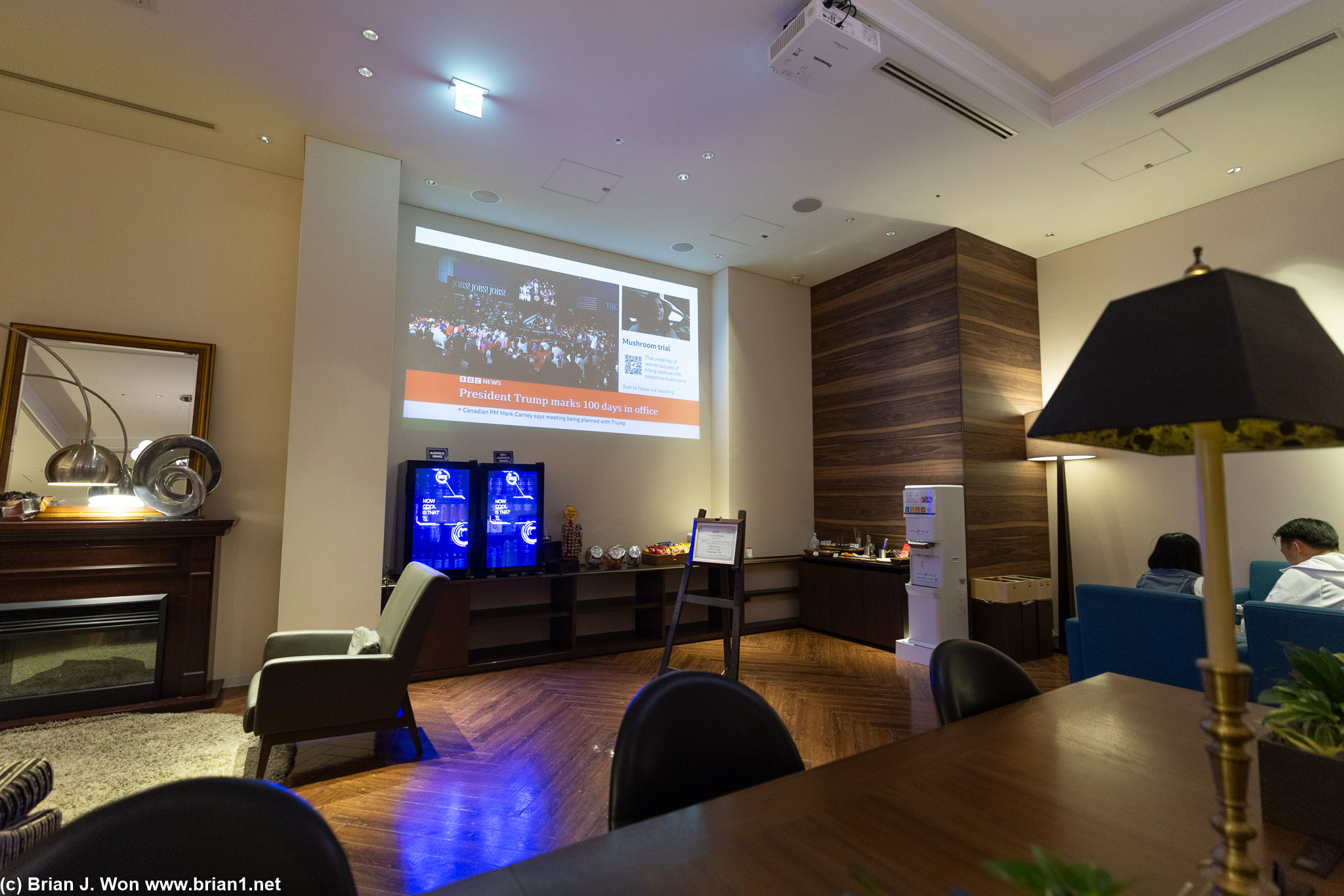 Lobby of the Courtyard by Marriott Tokyo Station.