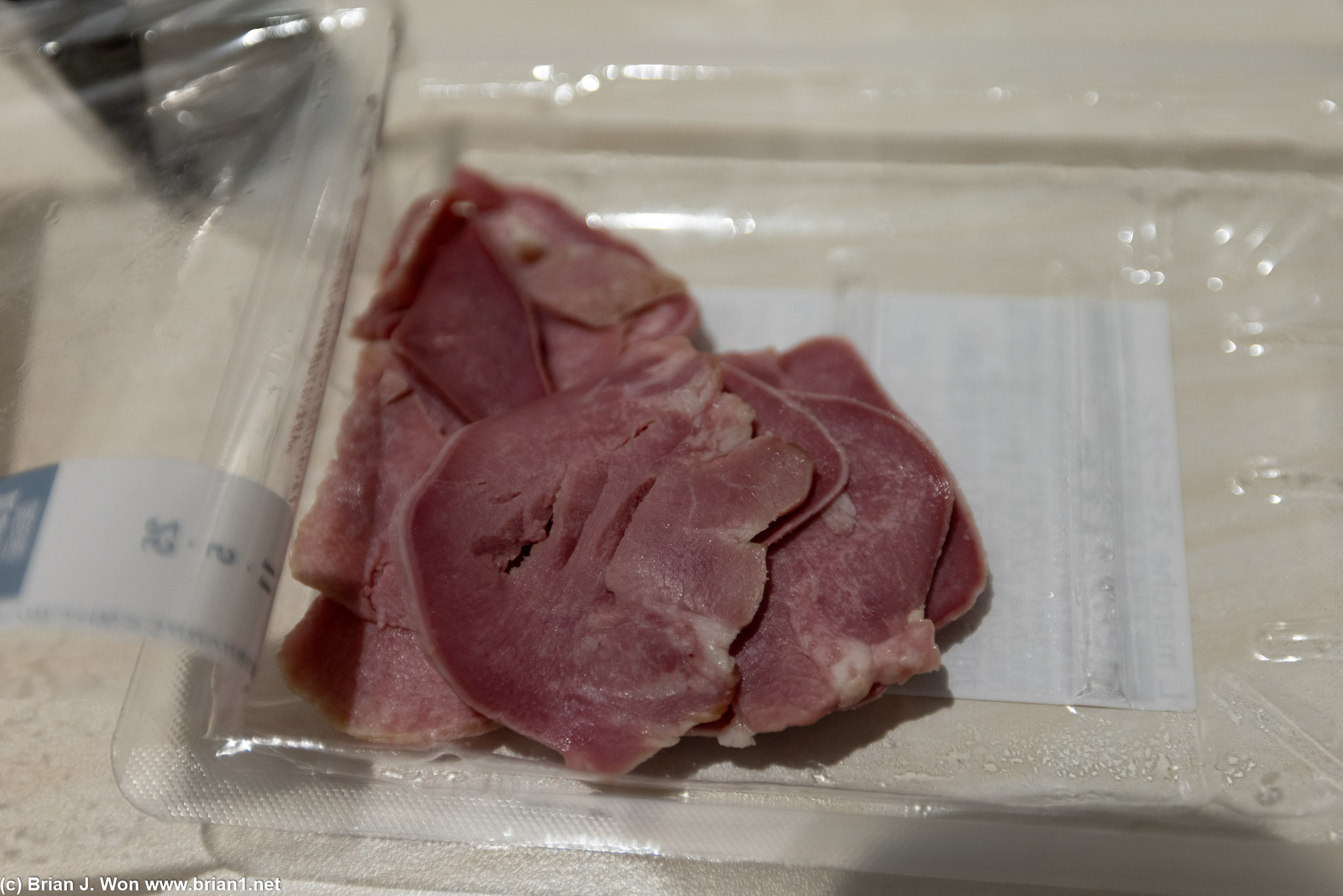 Pork tongue.