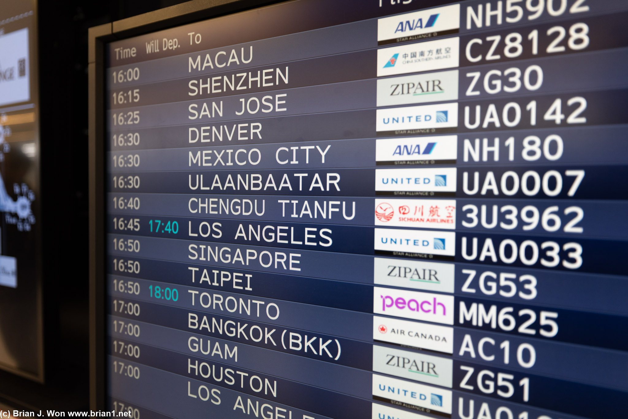 Narita to Ulaanbaatar, aka United flight 7, starts today.