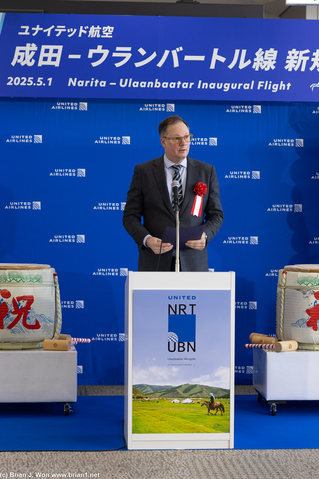 Evan T. Felsing, minister from the US Embassy.