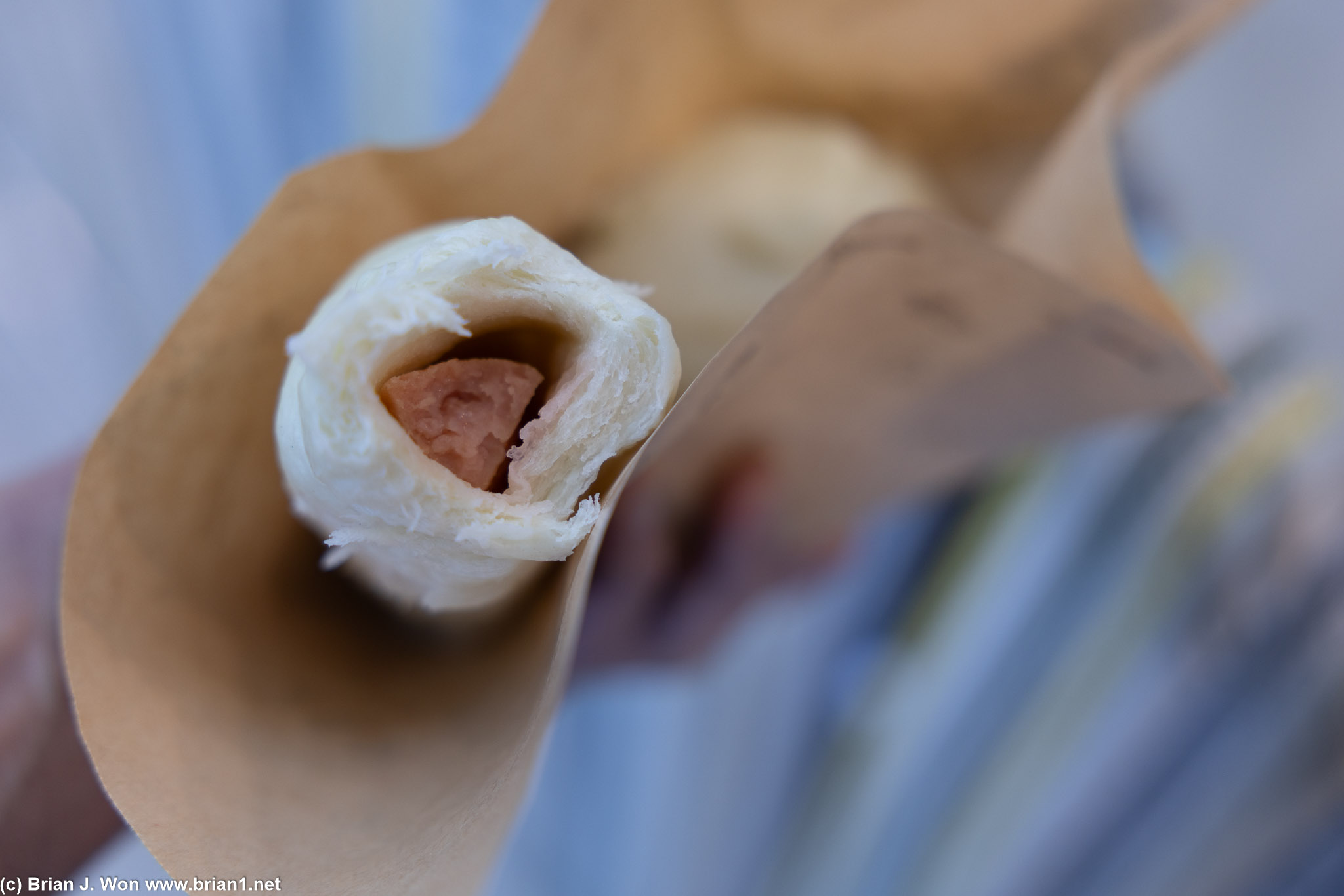 Hot dog bun was MNT 2,500 ($0.69).