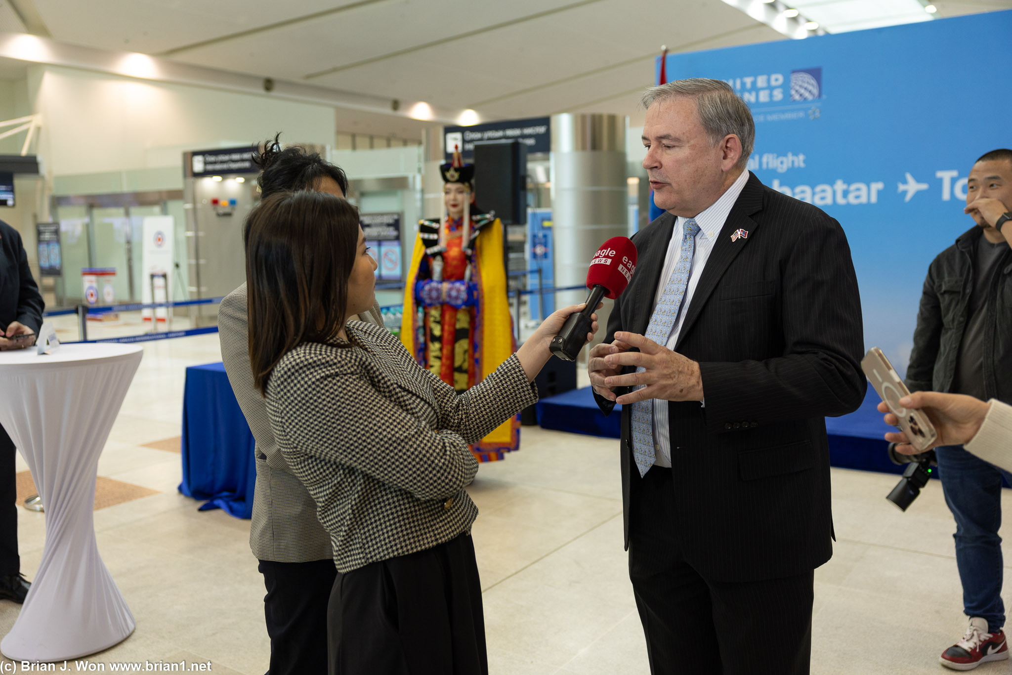 Walter Dias, regional director of sales for United Airlines.