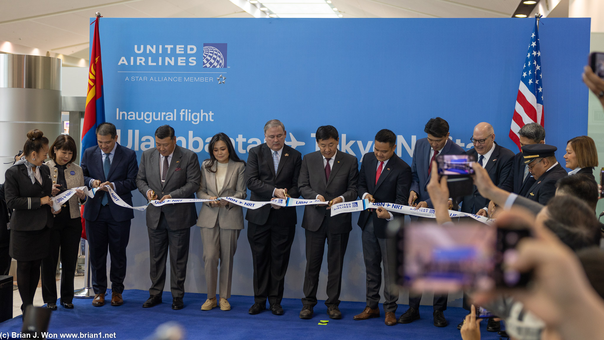 Ribbon cutting.