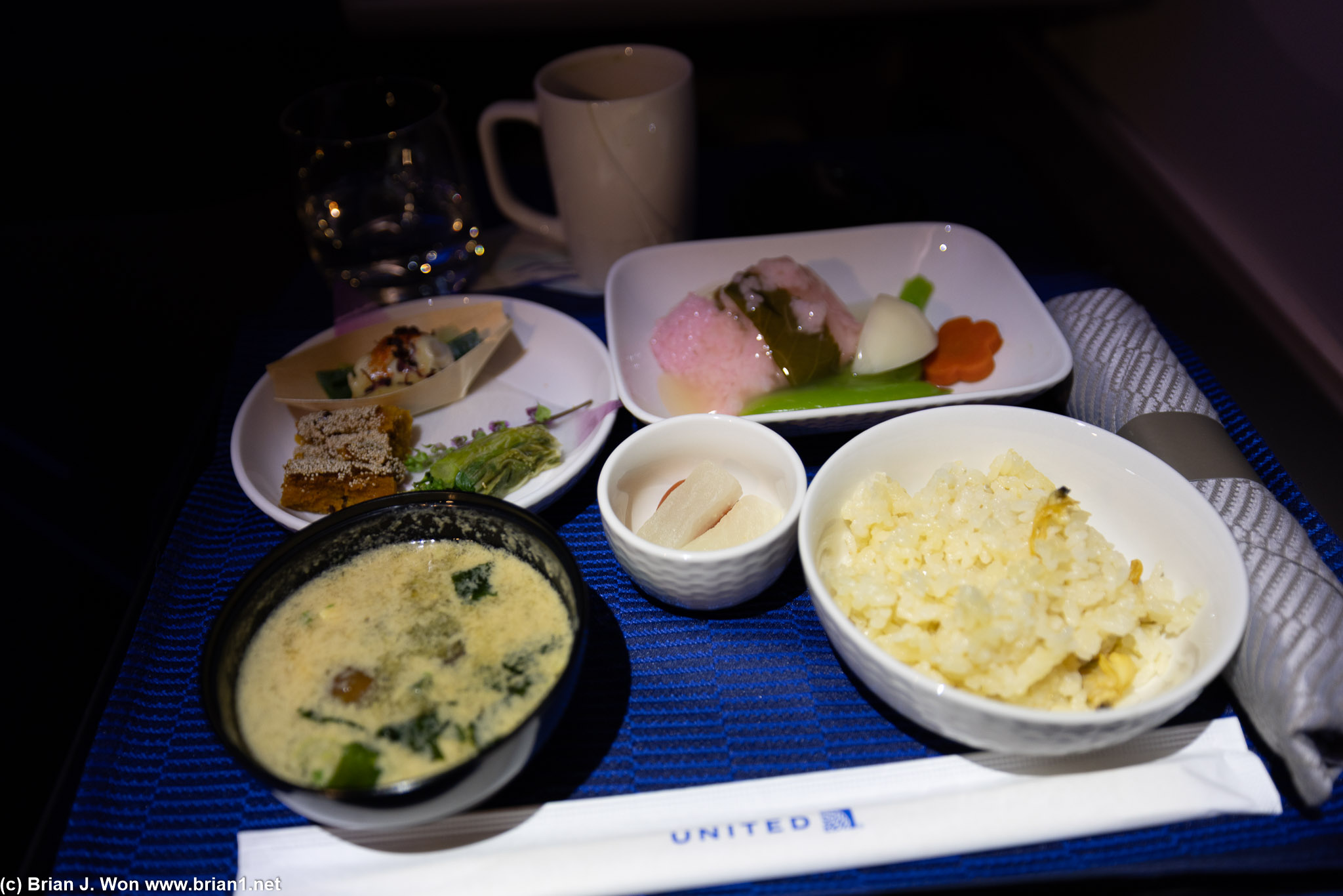 Japanese meal.