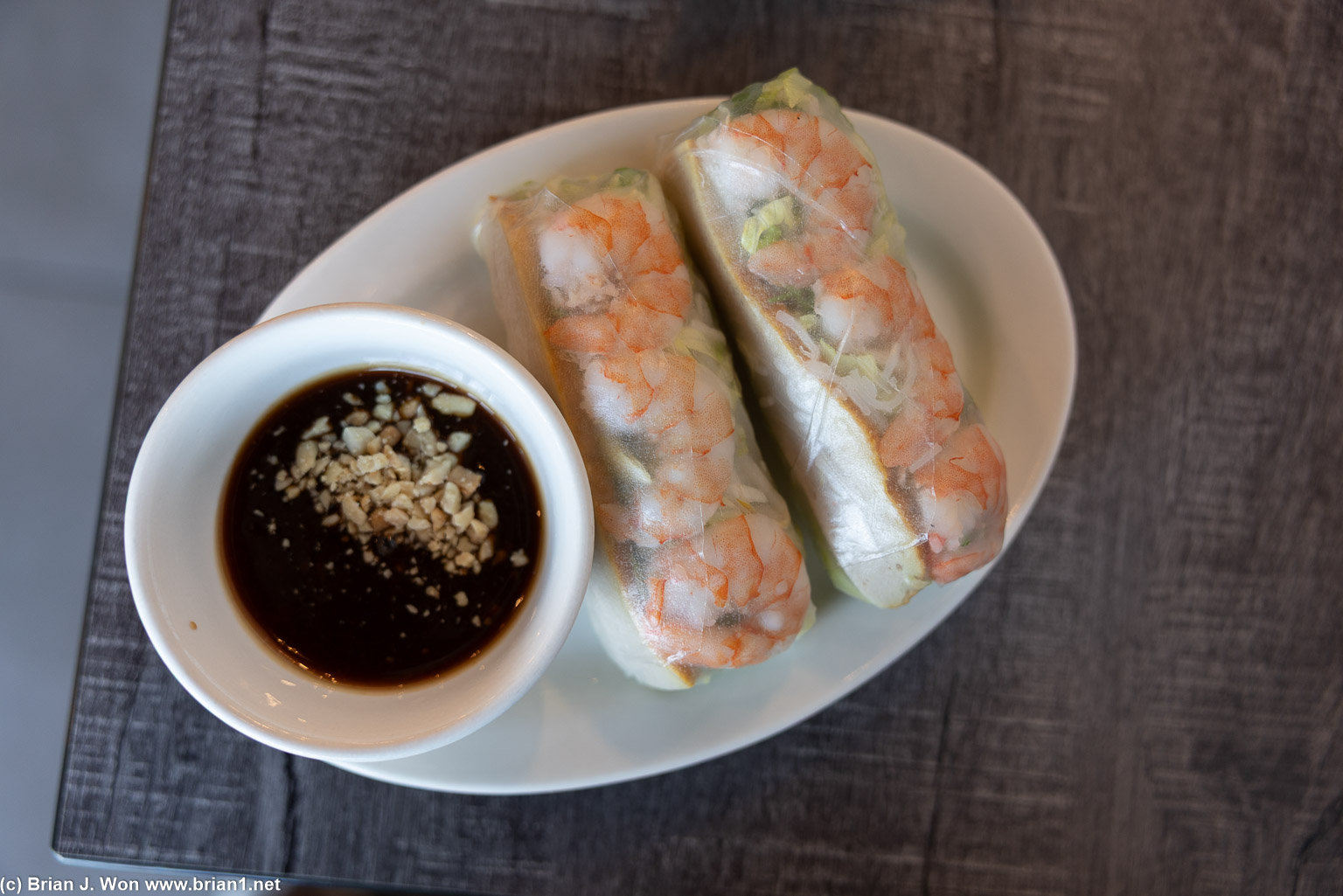 Goi cuon were nice and fat, taste was just okay.
