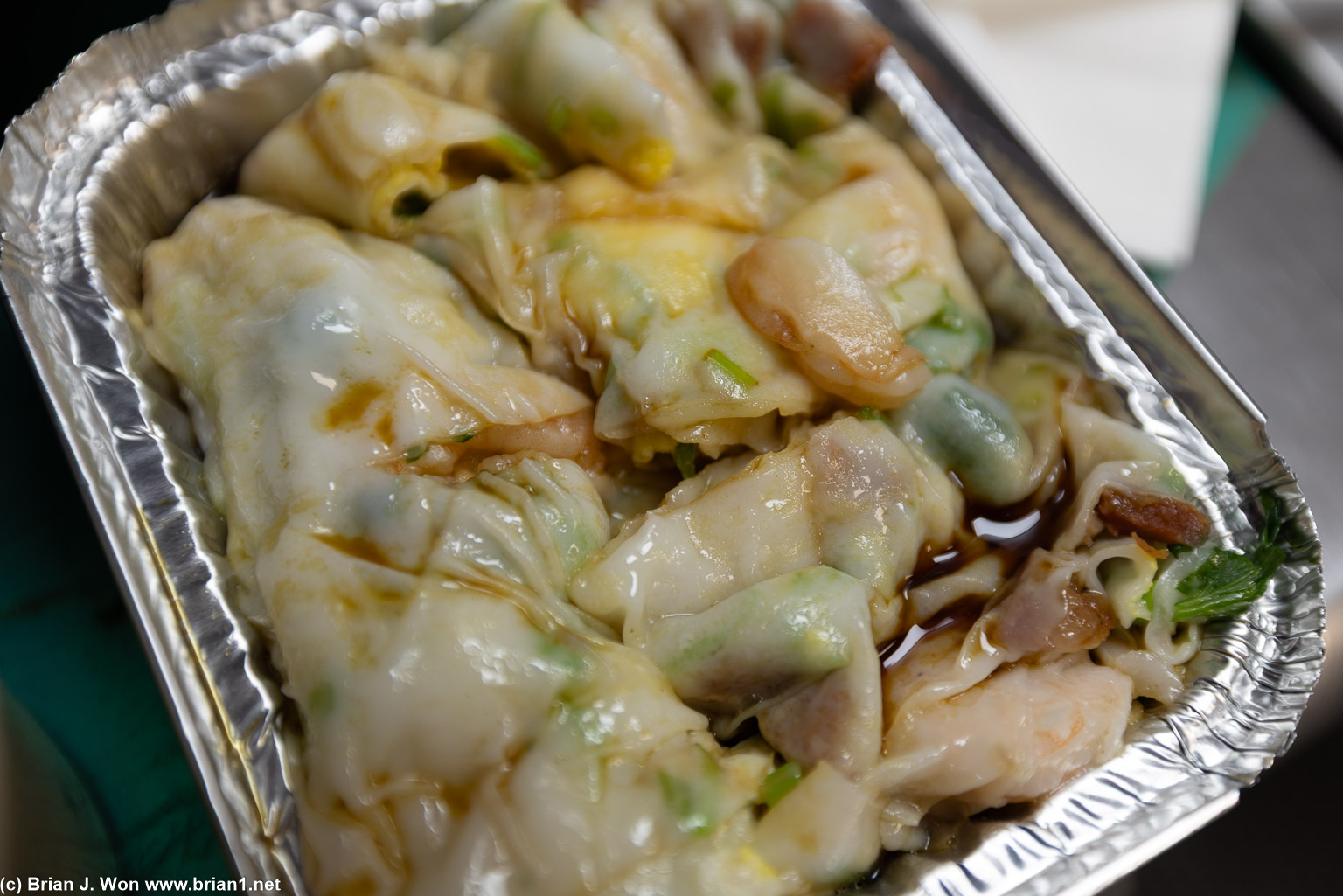 Signature cheung fun was excellent, by far the best of the three I had for lunch today.