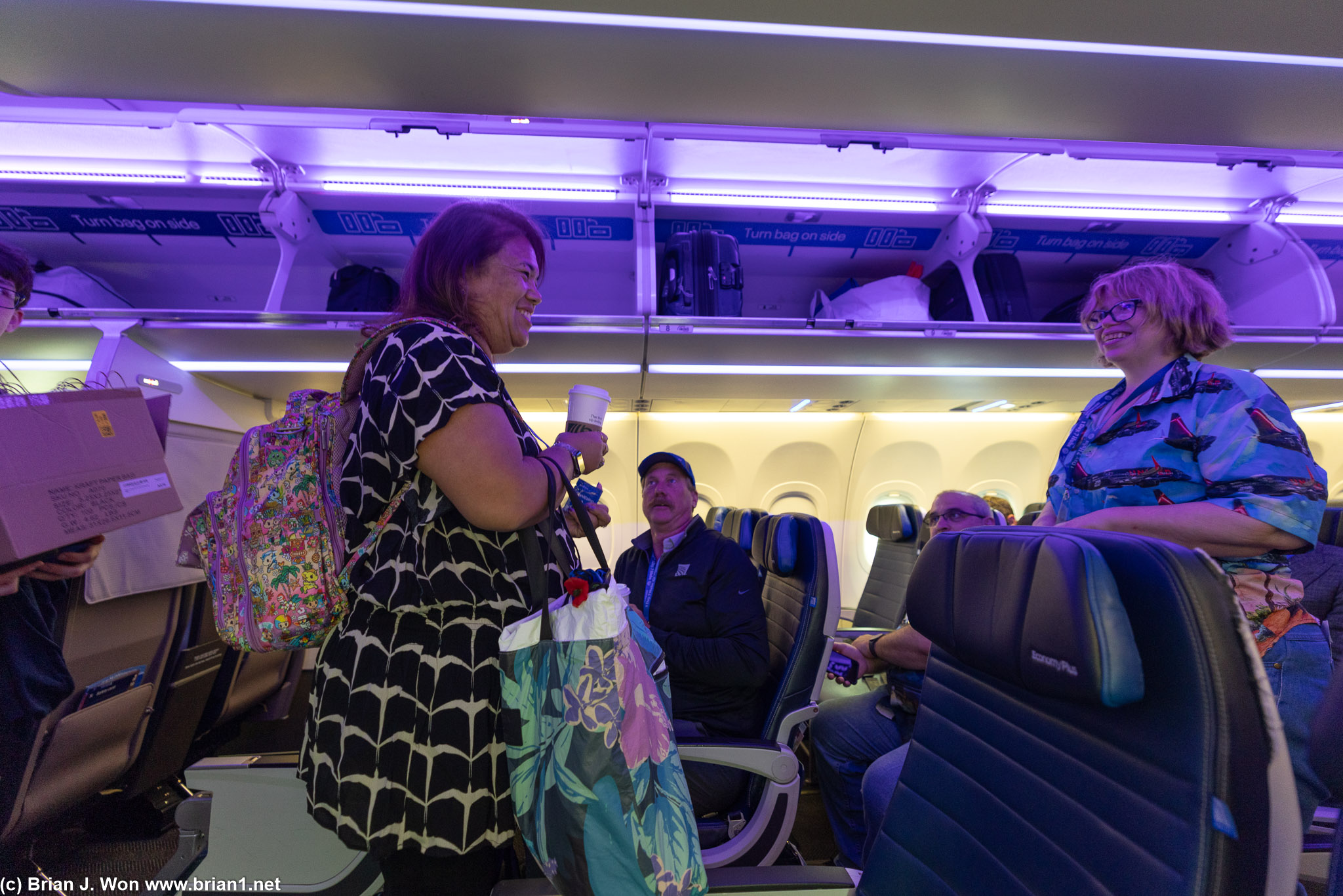 Cindy joined the group at IAD.