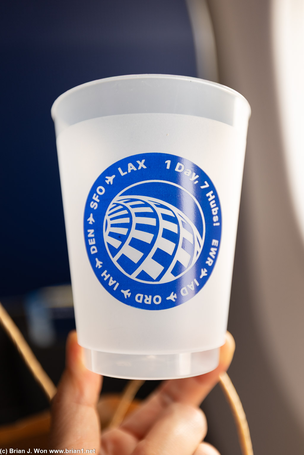 Warren's second gift to the group, custom cups (!). Thanks Warren.