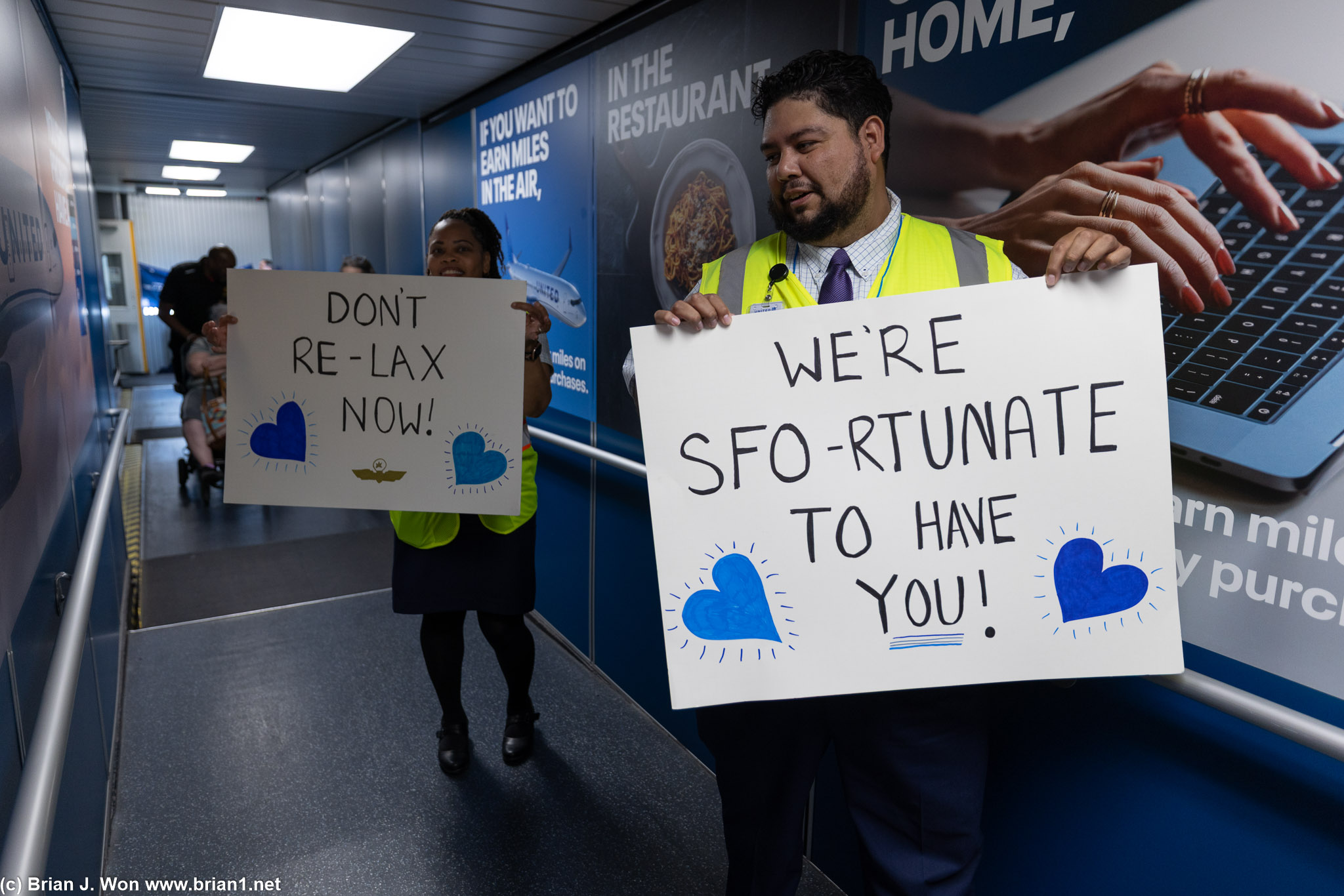 Such great hospitality from the IAH staff.