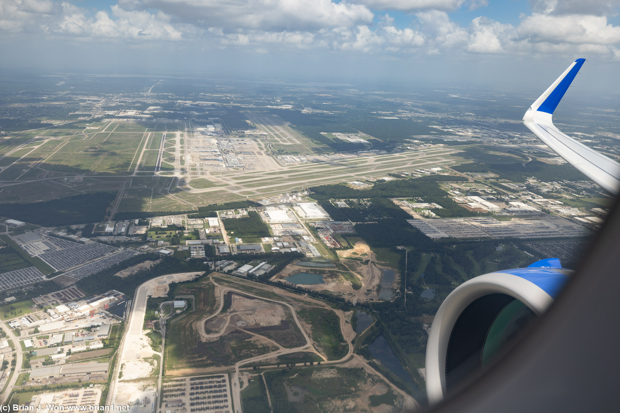 Taking off from IAH.