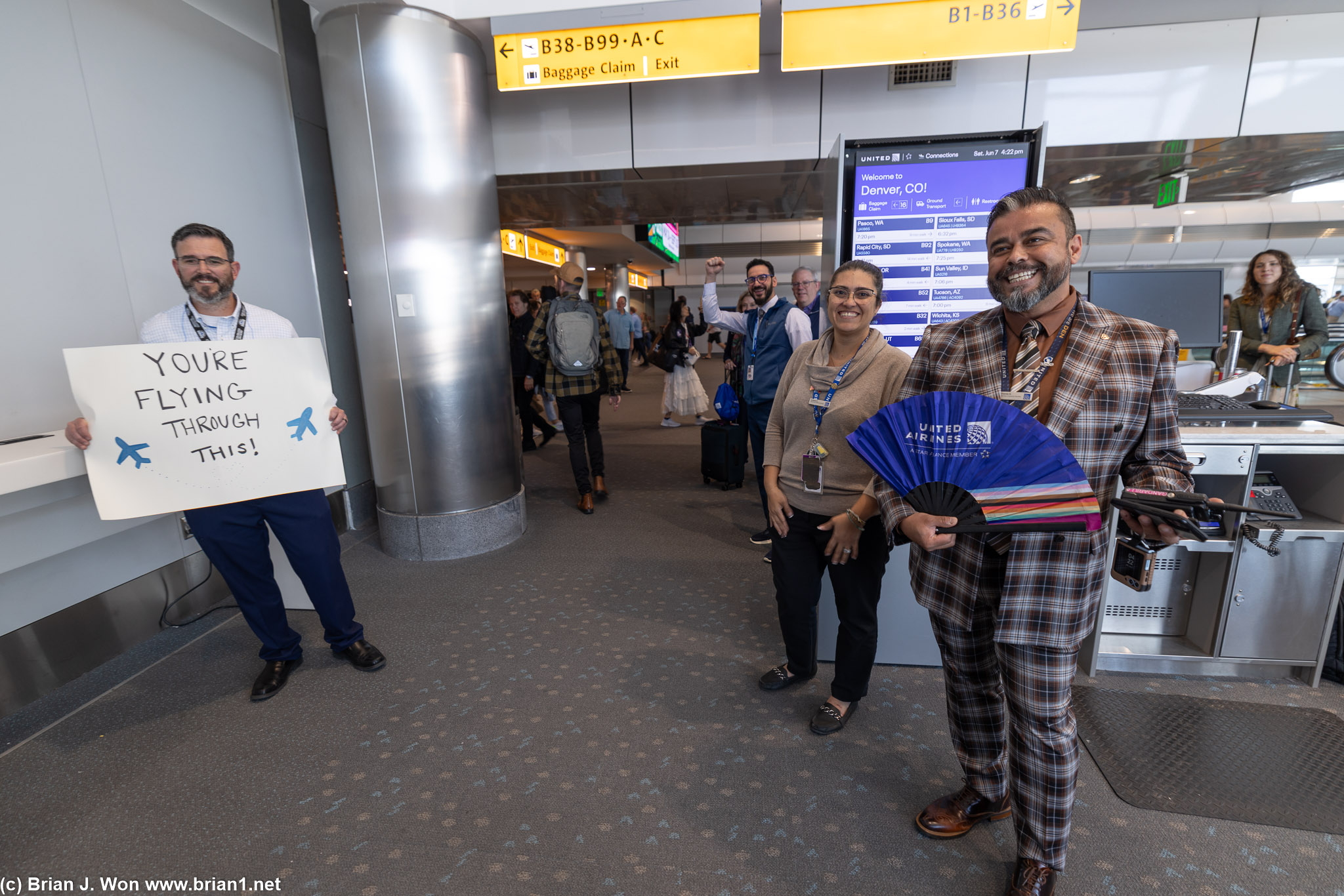 Another terrific welcome, this time in Denver.