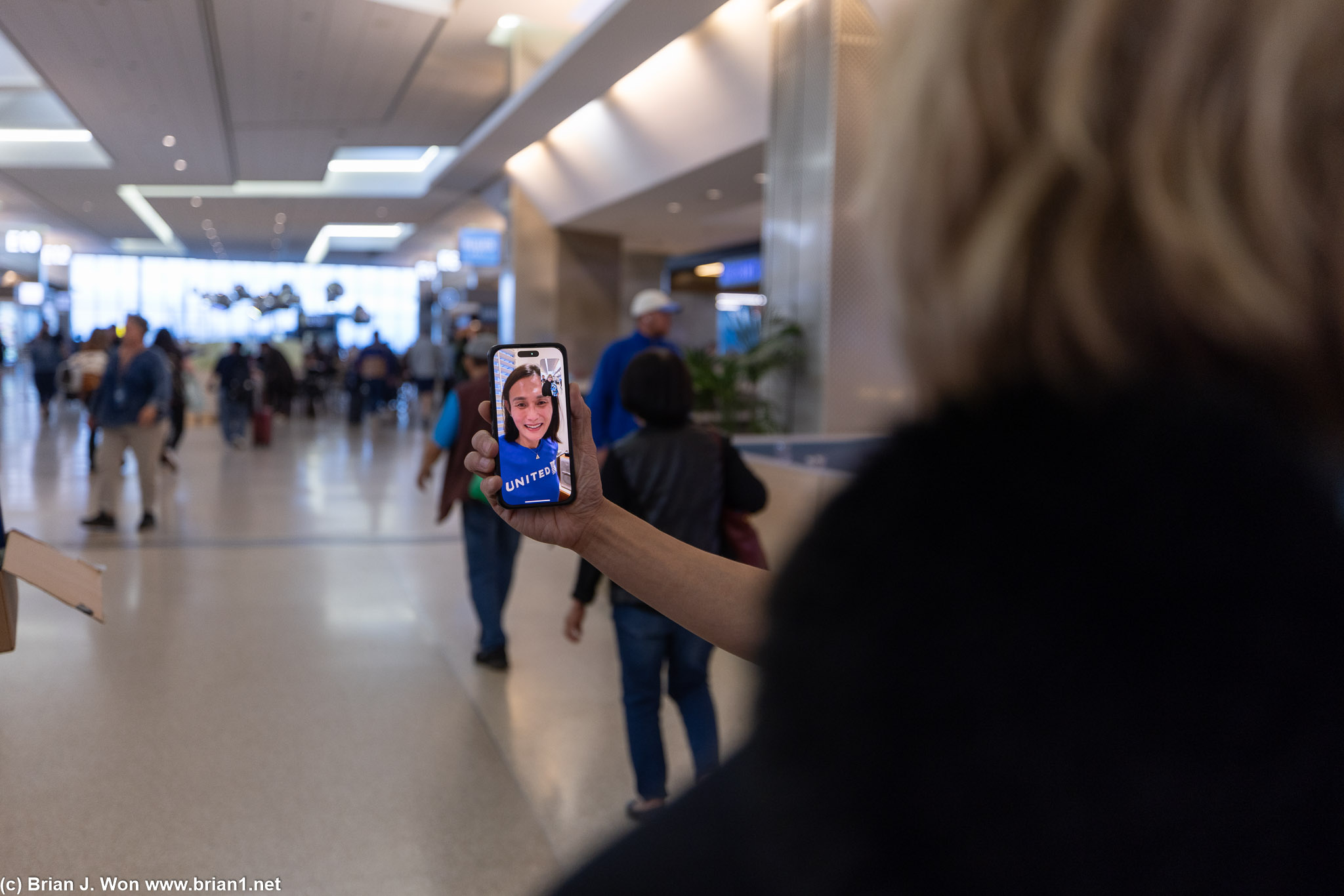 Riya couldn't make it in person, but Katy made sure she was within us via FaceTime.