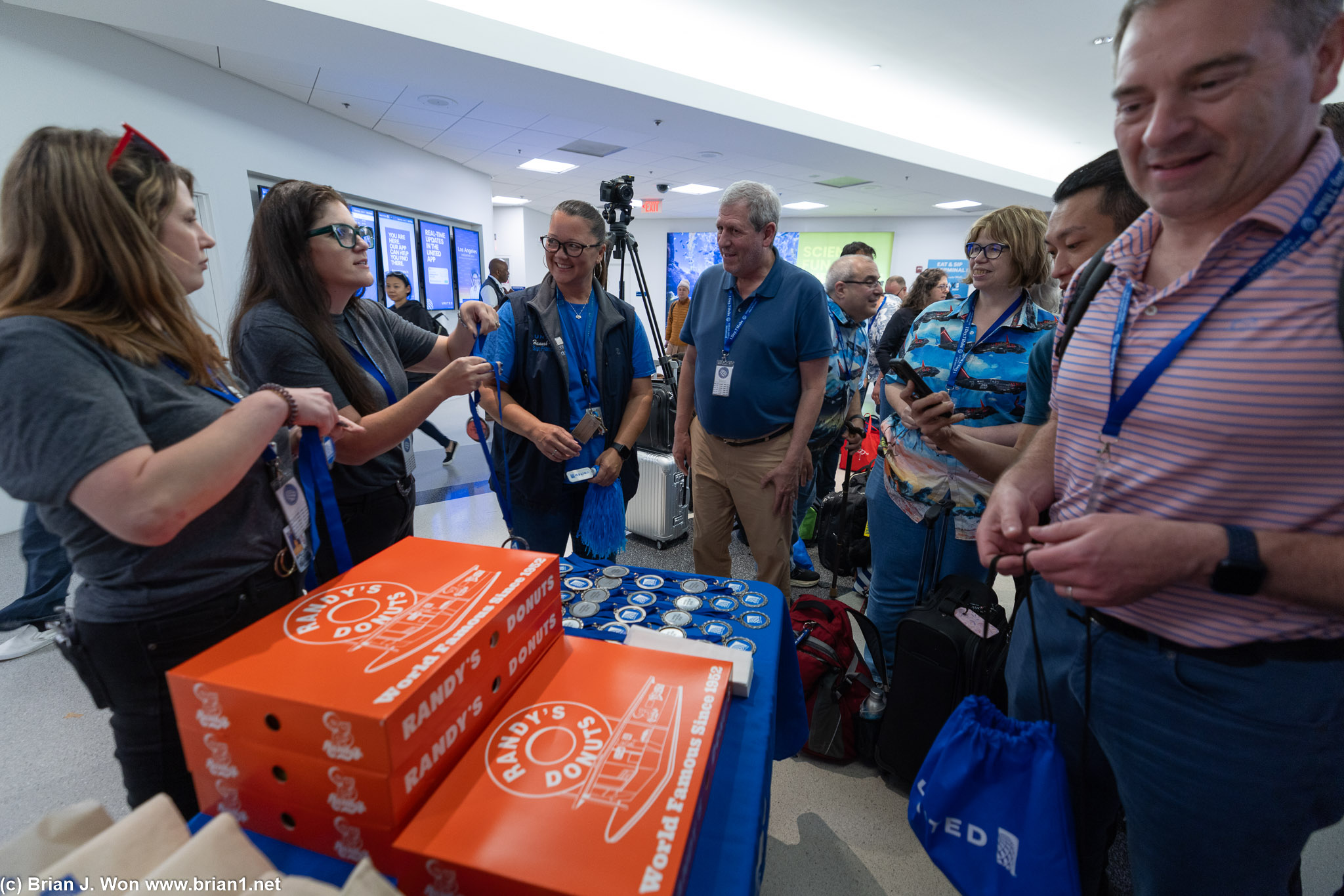 Donuts and medals for everyone who stuck it out to the end.