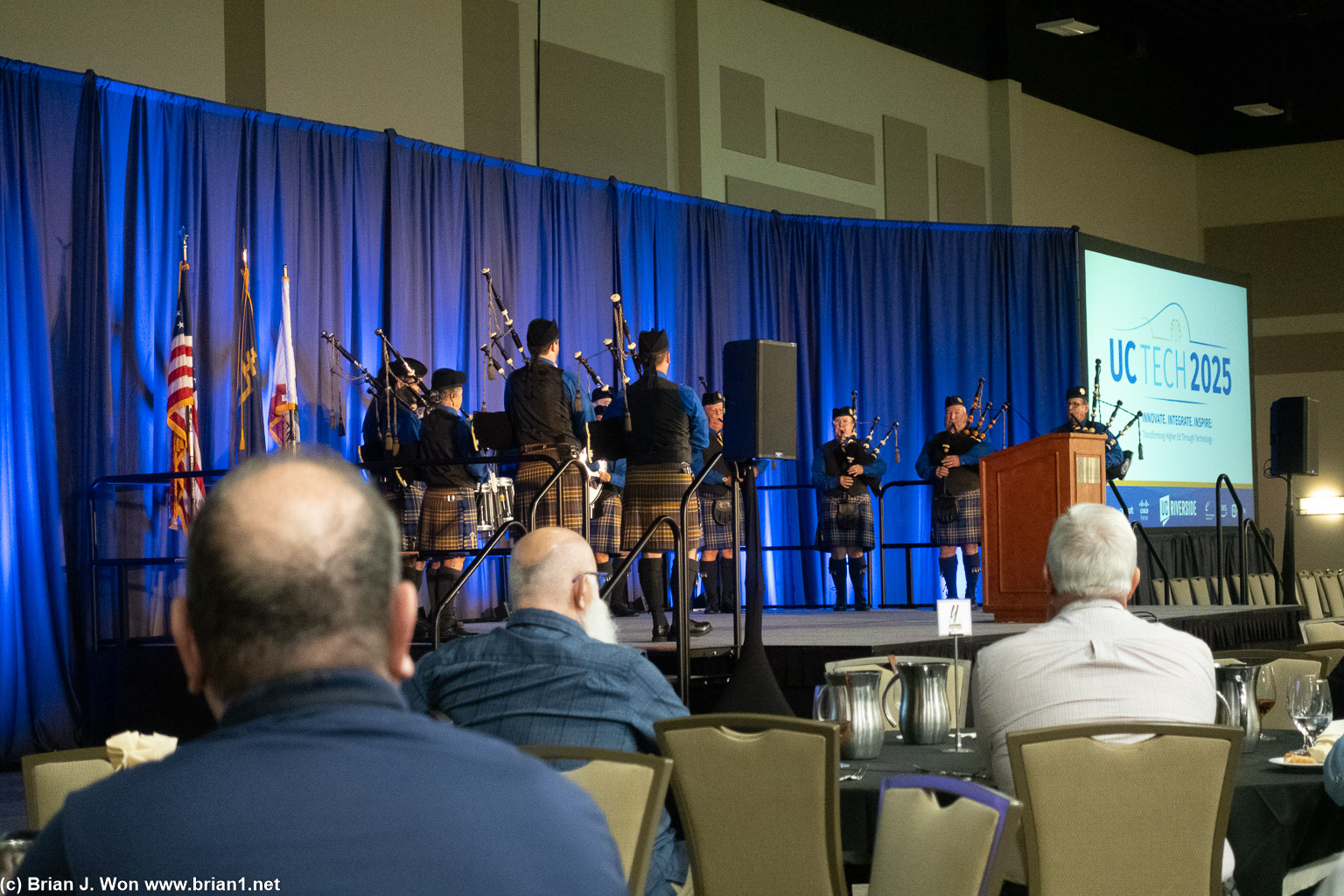 Bagpipes.