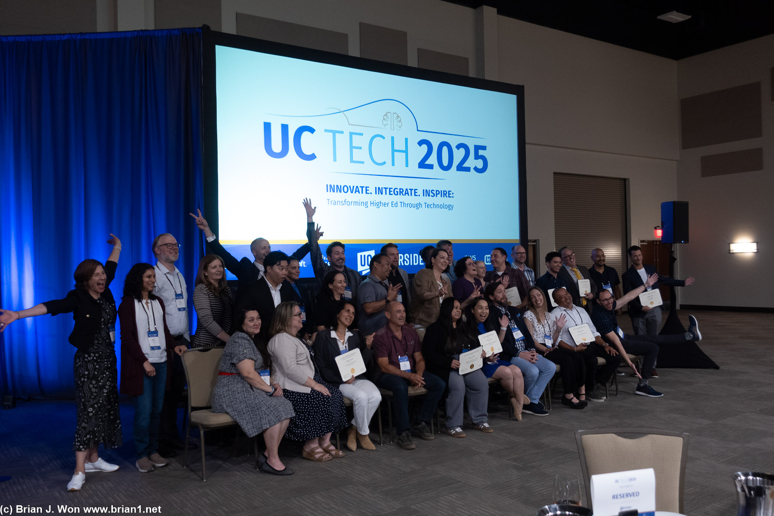 UC Tech award winners.