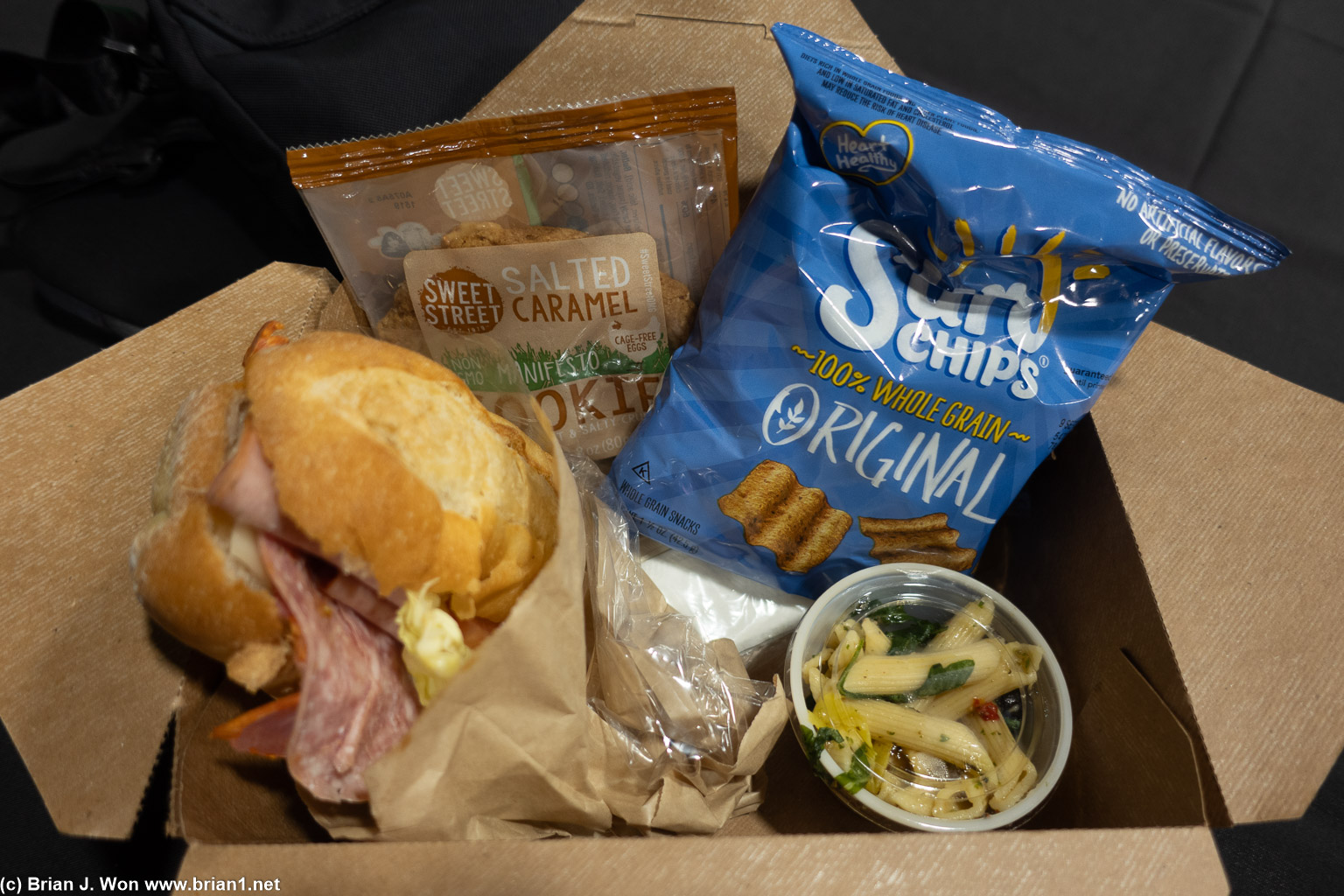 Box lunch for last (half) day.