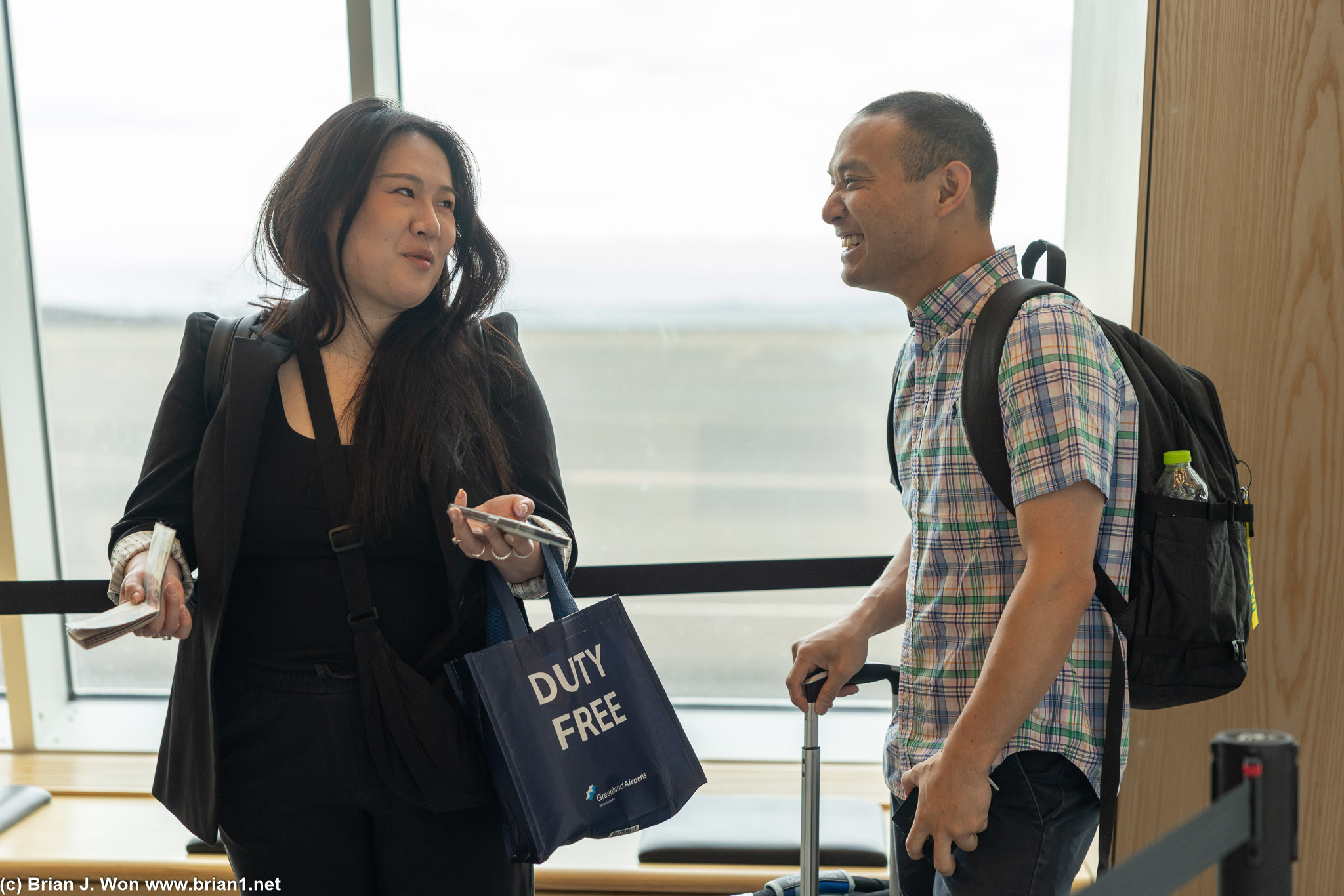 Joyce Zhai, senior marketing manager at United, chatting with one of her highest-revenue customers.