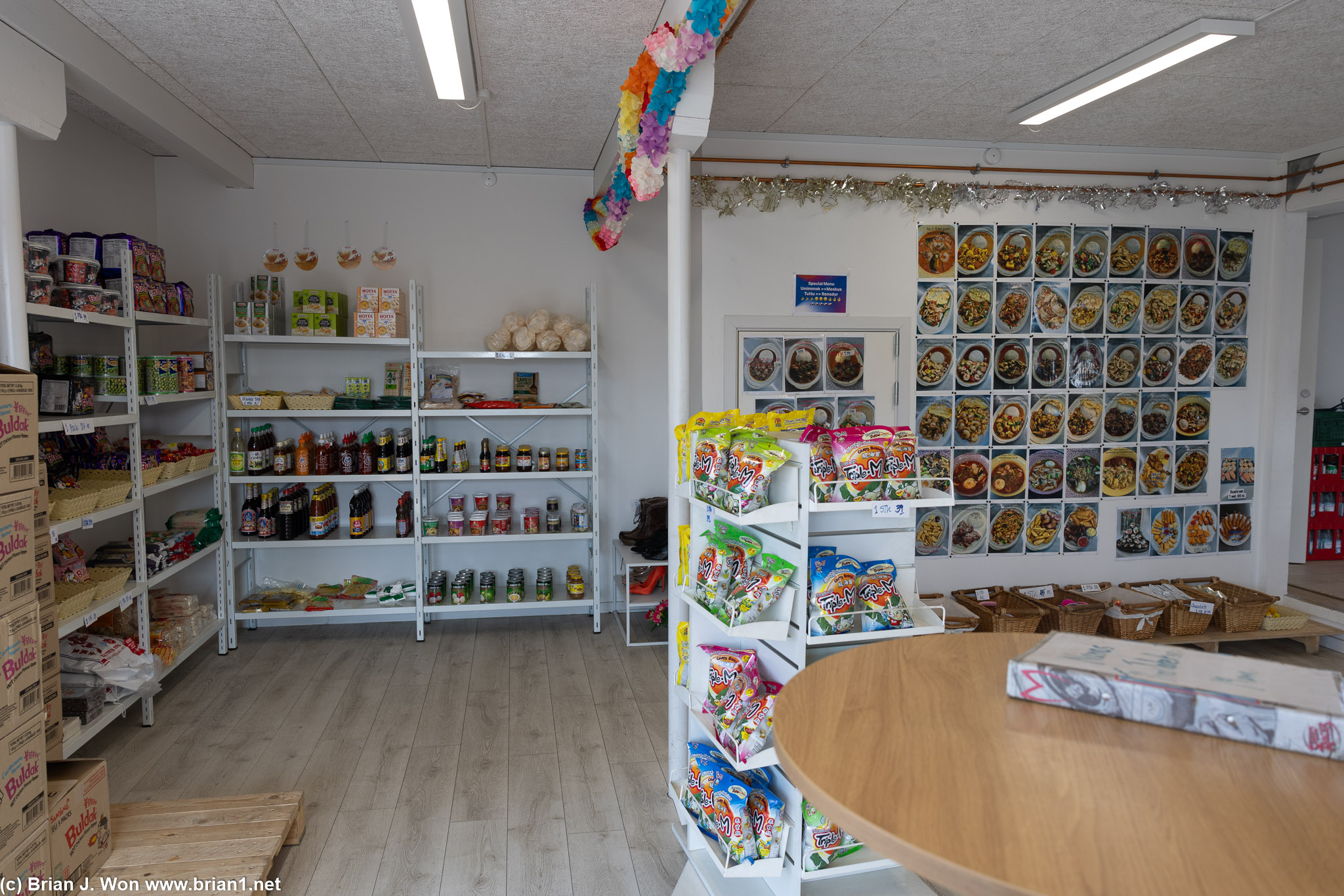 Nana's Shop, sort of a Thai grocery and restaurant.