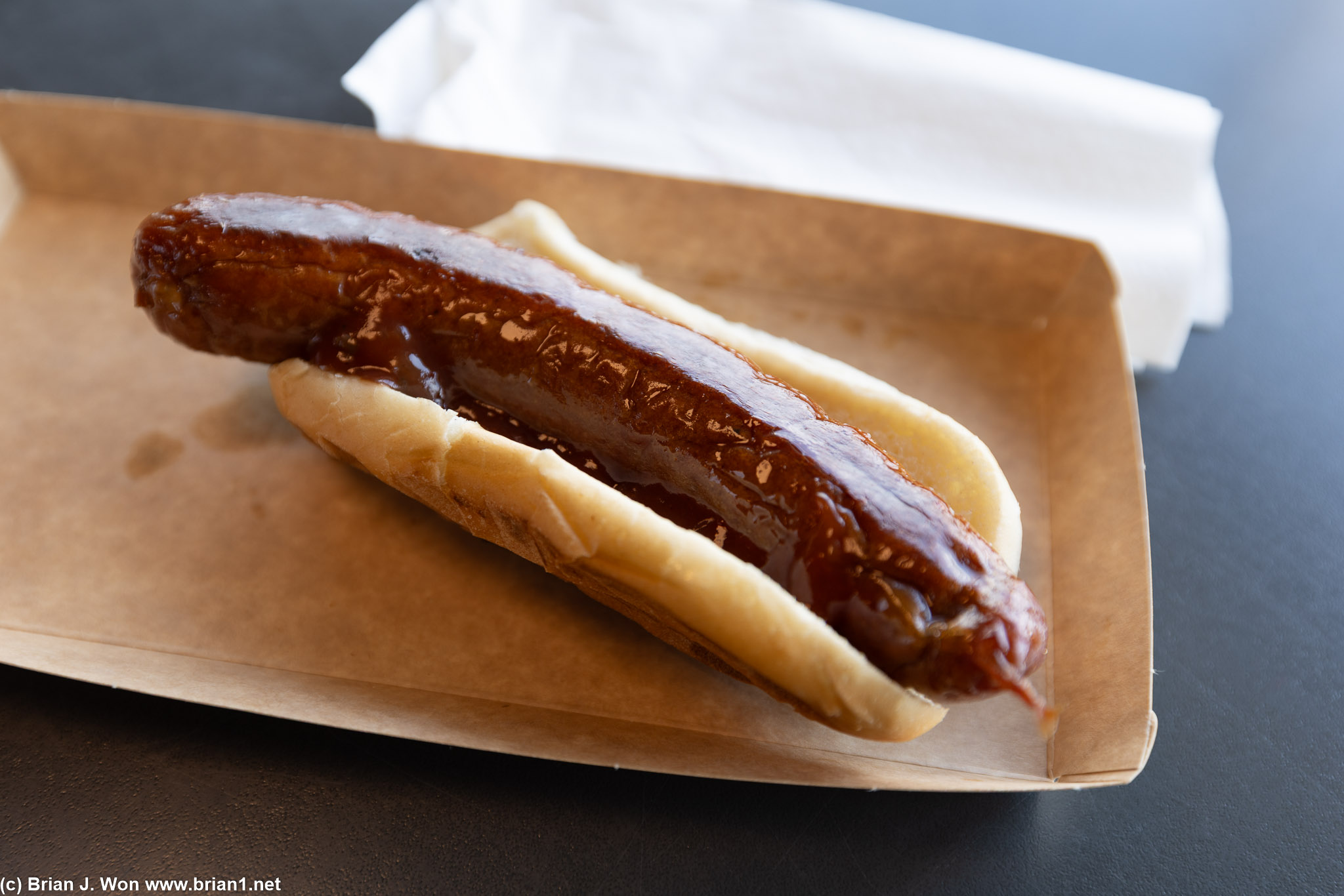Reindeer sausage was pretty good.