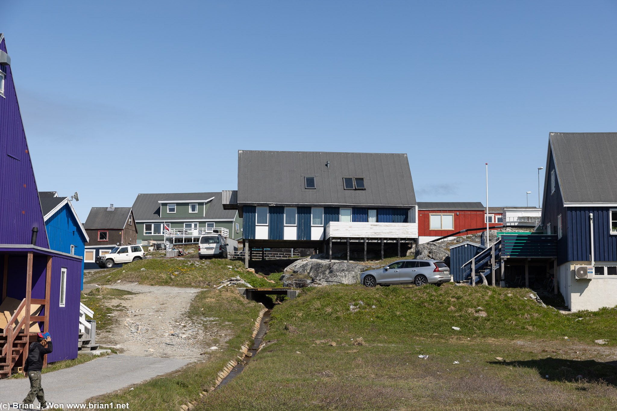 Houses at the north end of Nuuk.