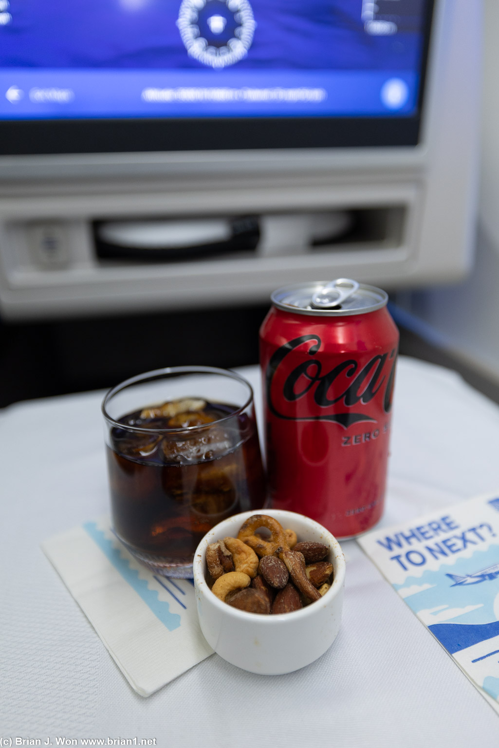 The warm nuts has degraded and now includes pretzels.