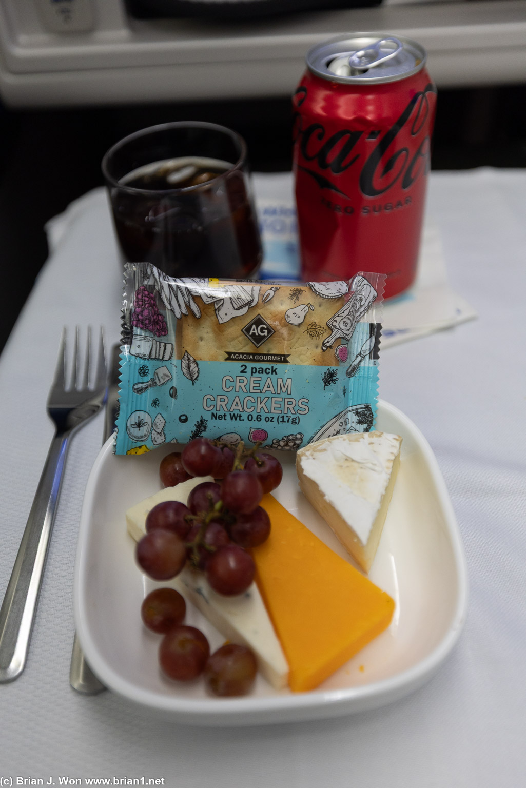 Skipped ice cream, went for cheese and crackers.