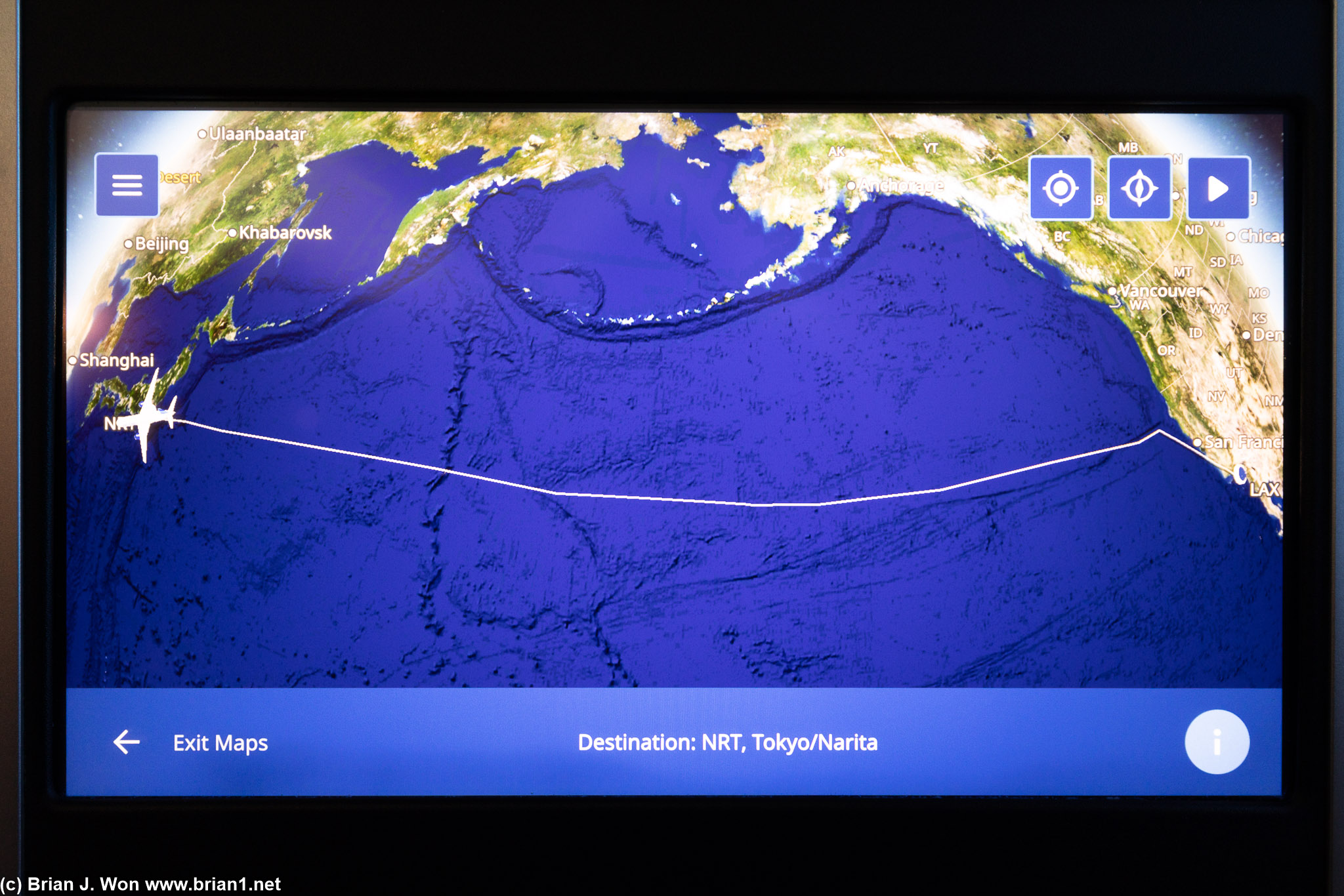 N15969, UA 32, LAX-NRT, 10hr 13min flight time, 5,608 miles (Flightaware), 5,445 miles (great circle).